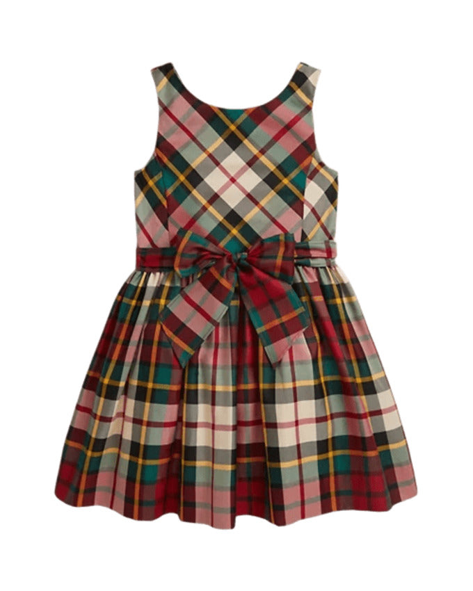 RALPH LAUREN Mini Tartan Dress for Girls