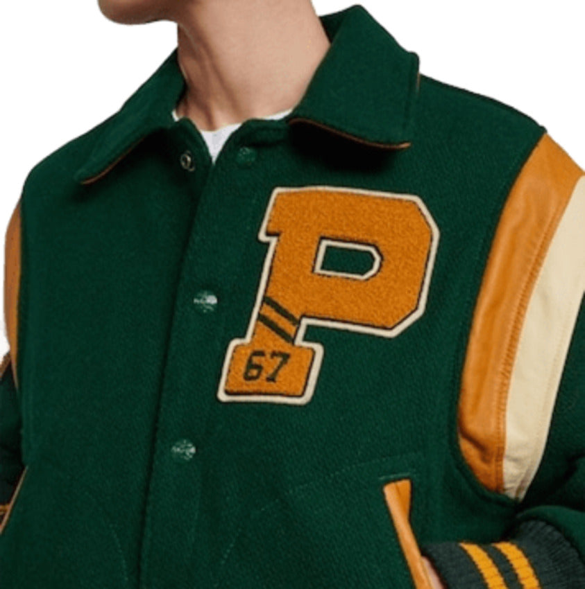 RALPH LAUREN Varsity Jacket with Oversized Fit