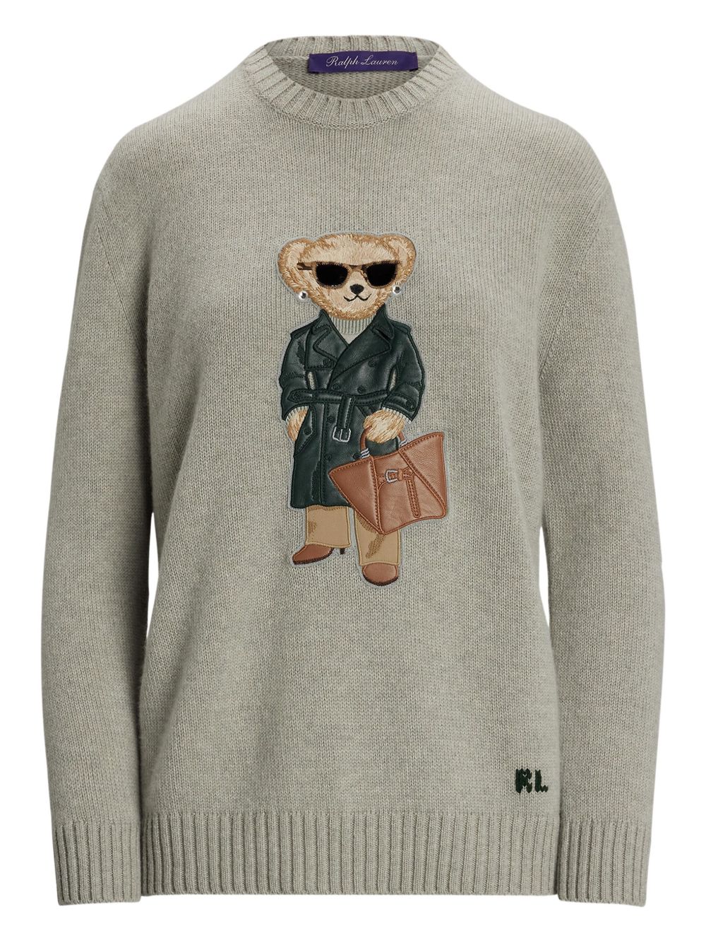 RALPH LAUREN Iconic Polo Bear Cashmere Sweater for Women