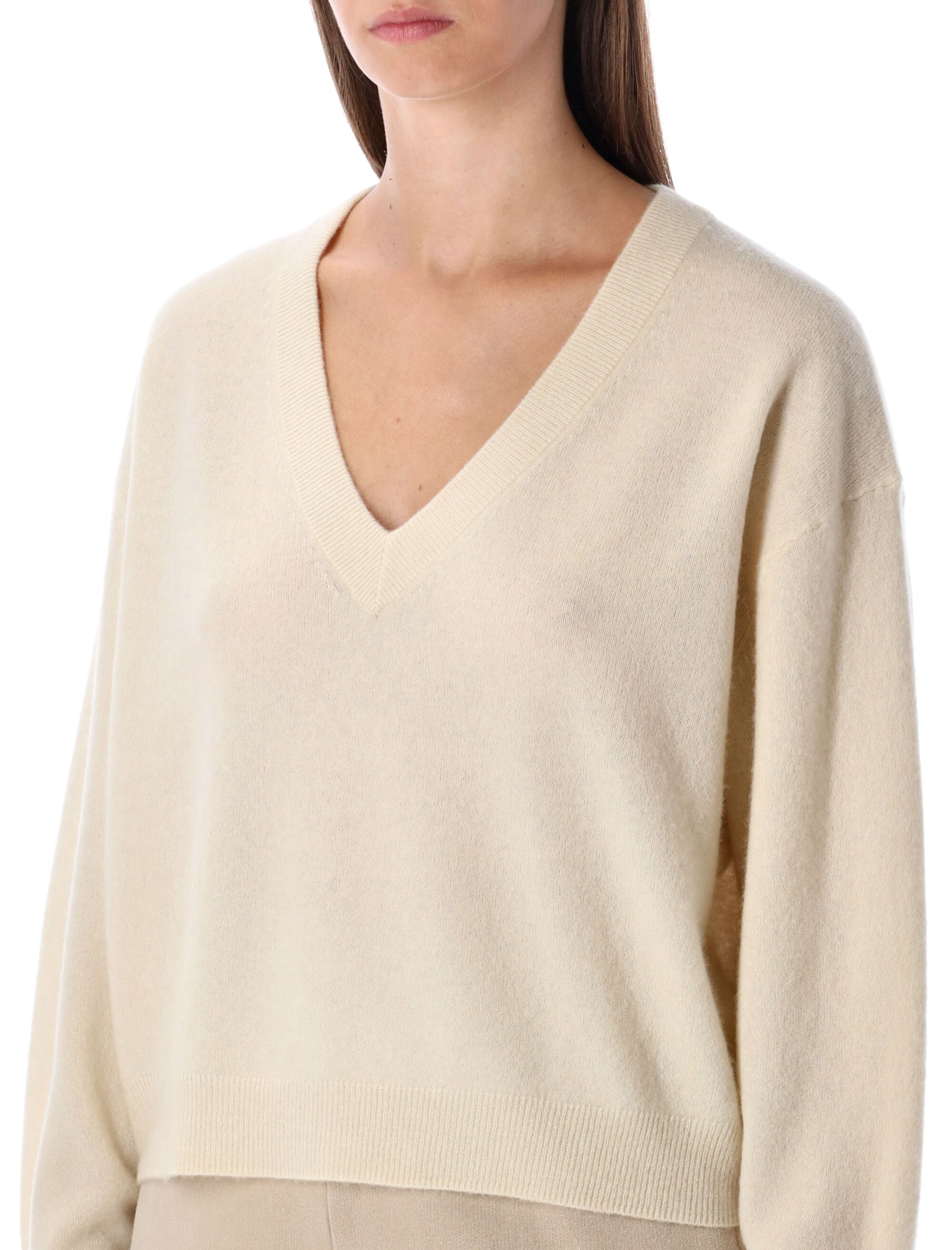 AMERICAN VINTAGE Wool V-Neck Sweater - Perfect for Layering (S)