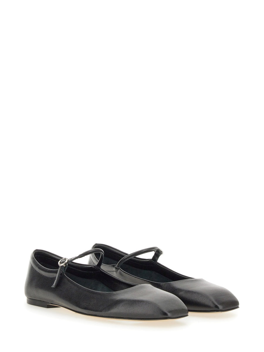 AEYDE Elegant Nappa Leather Flats for Women