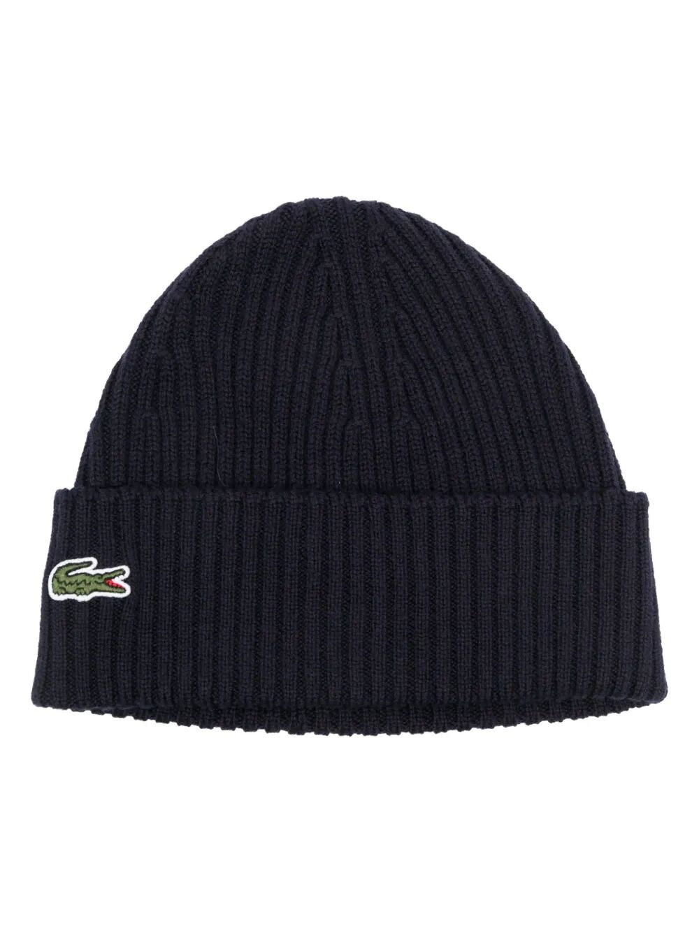 LACOSTE Women's High Lapel Beanie Hat