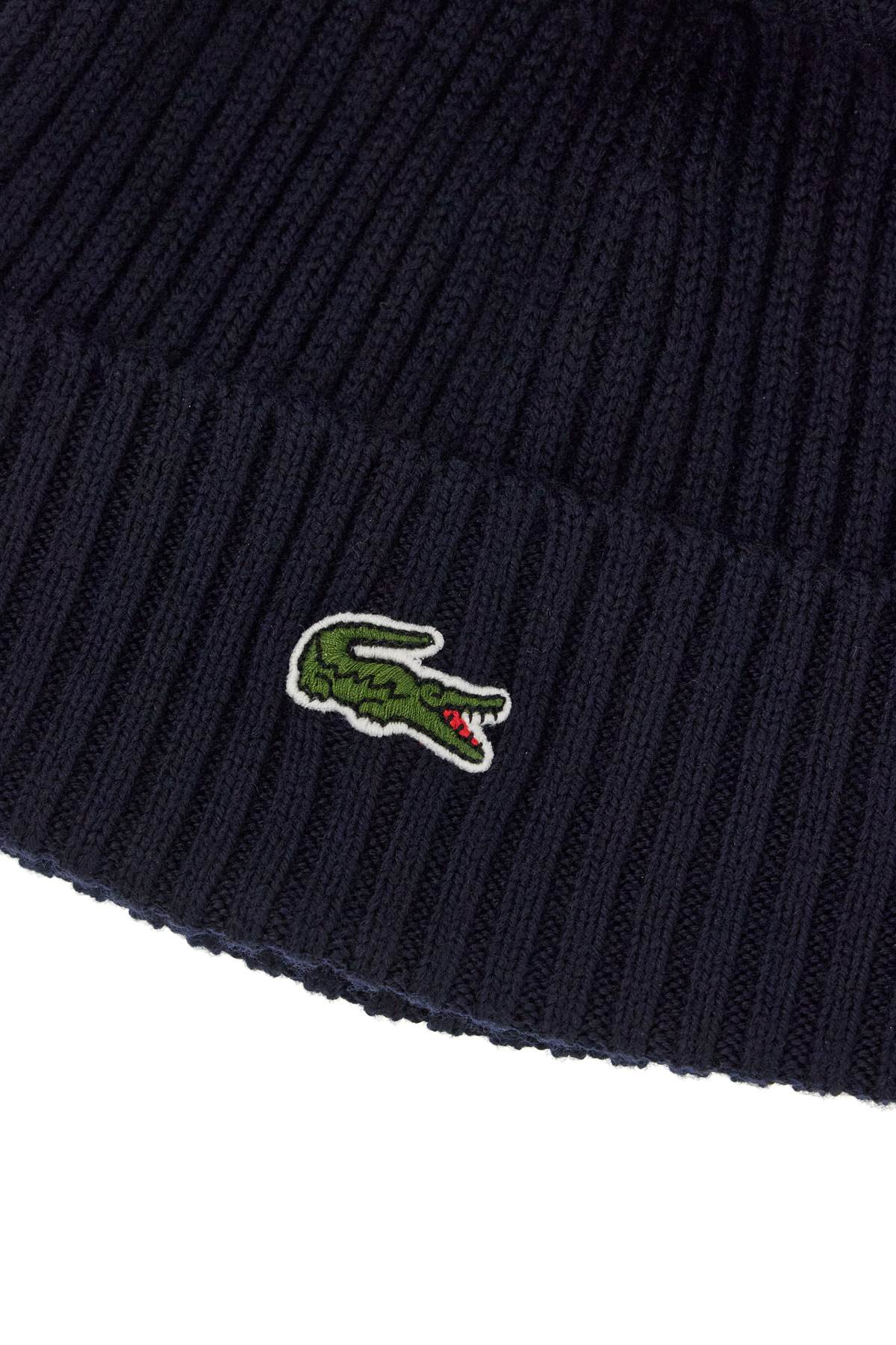 LACOSTE Women's High Lapel Beanie Hat