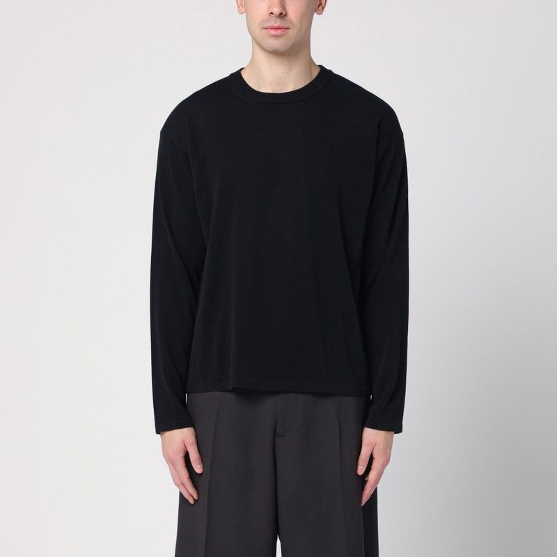 ROBERTO COLLINA Classic Crew Neck Sweater for Men - Spring/Summer 2025