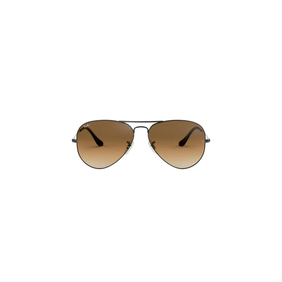 RAY-BAN Aviator Sunglasses with Clear Gradient Lenses