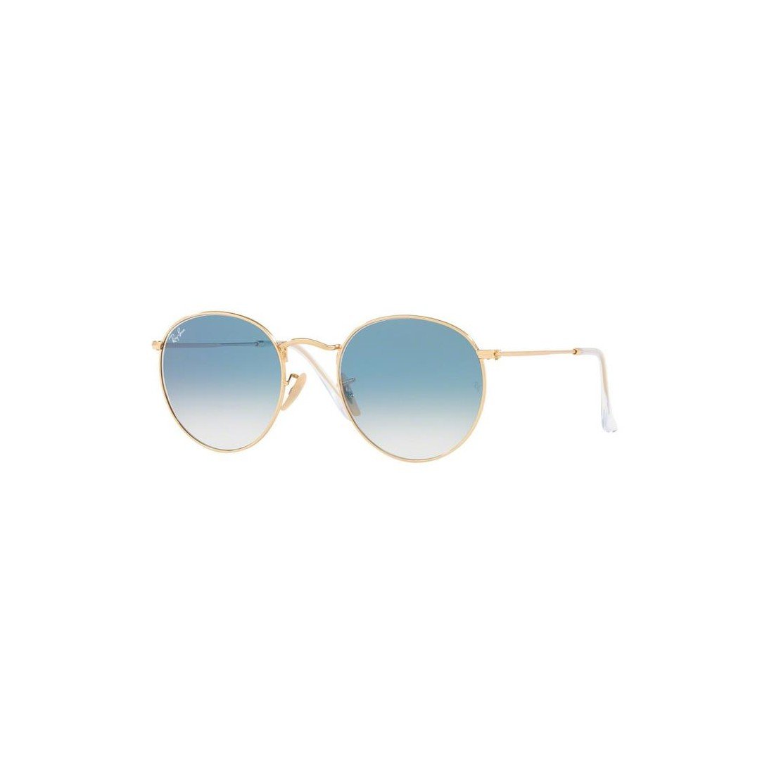 RAY-BAN Round Metal Sunglasses with Gradient Lenses