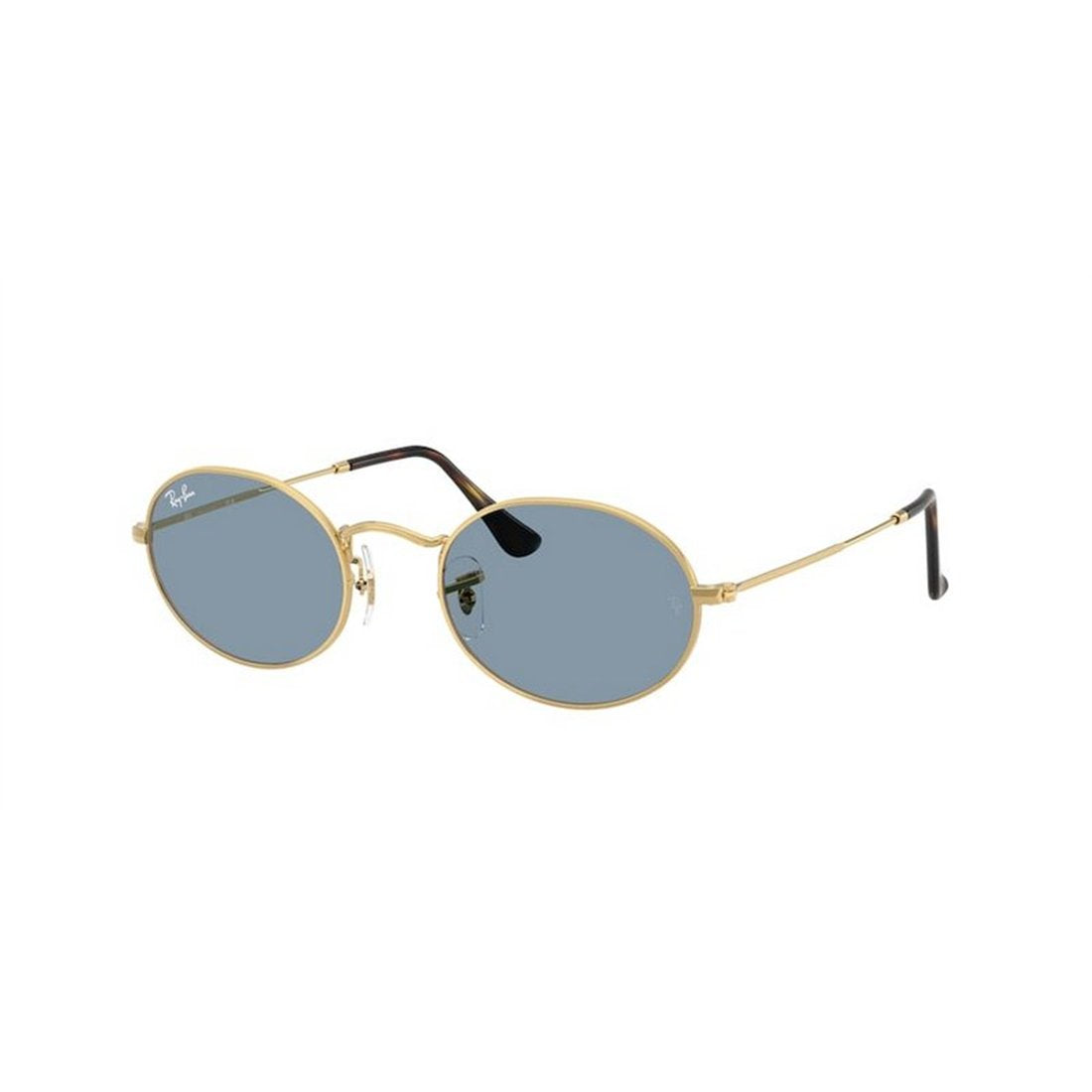 RAY-BAN Oval Metal Sunglasses for All Seasons