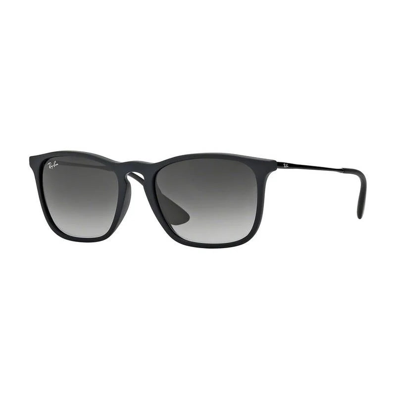 RAY-BAN Stylish Men's Rubber Sunglasses with Gradient Lenses
