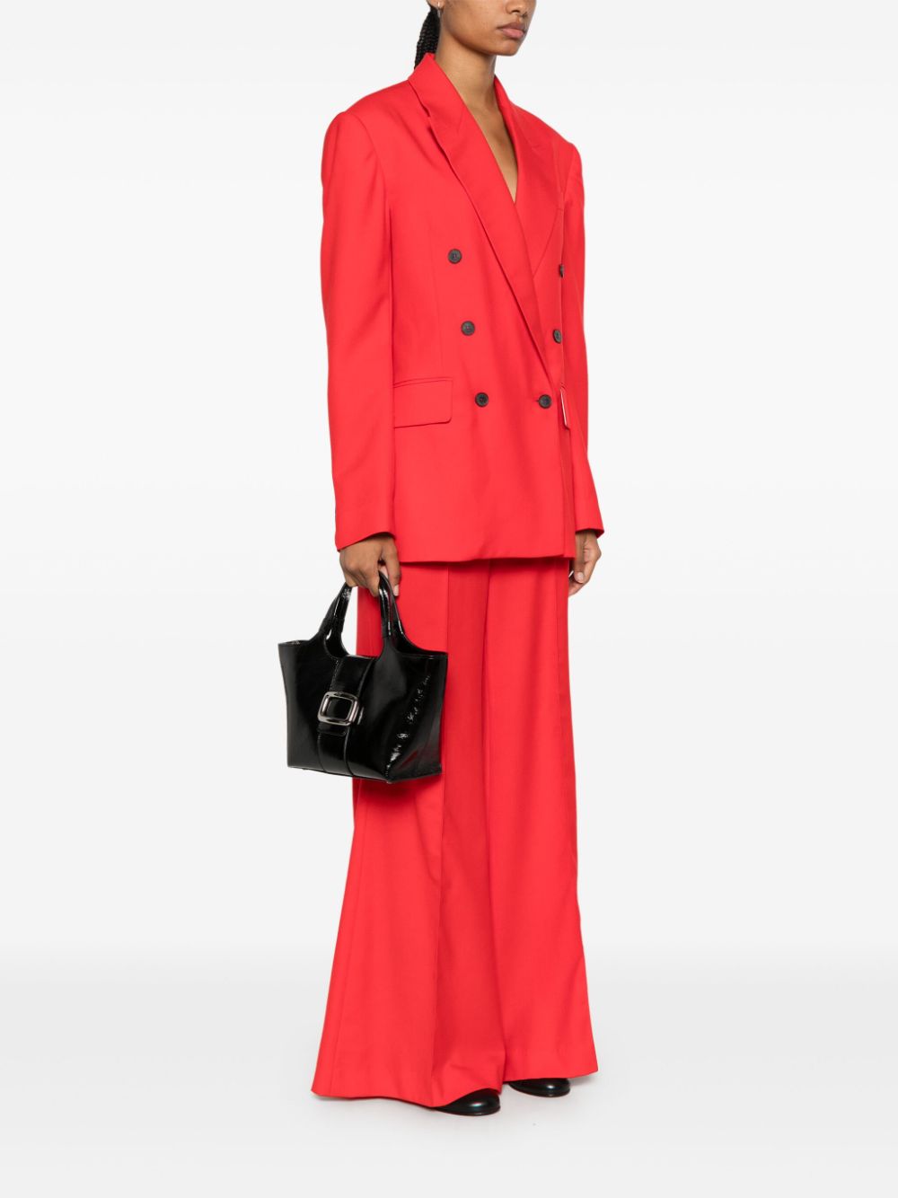 ROGER VIVIER Mini Handbag with Magnetic Strap and Detachable Shoulder Strap