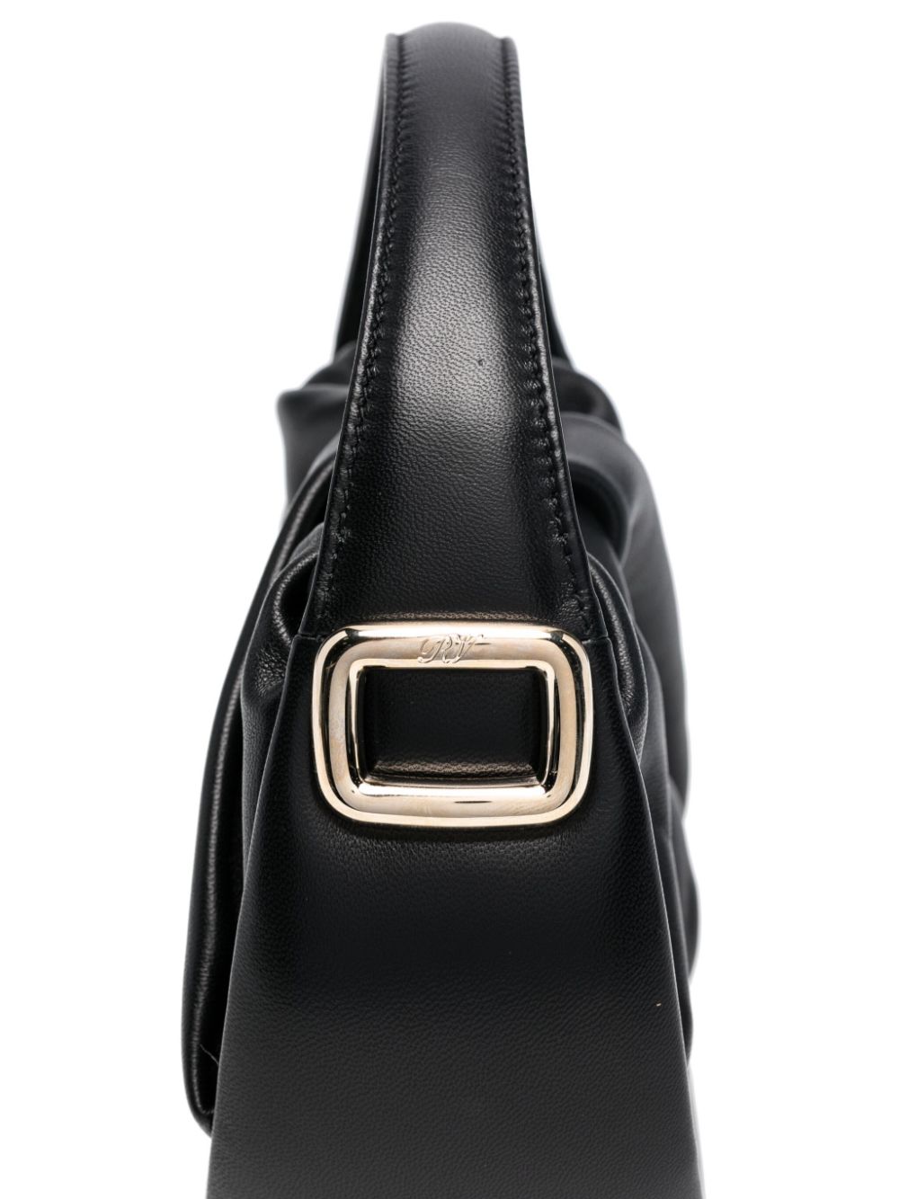 ROGER VIVIER Mini Hobo Handbag with Decorative Buckle Detail