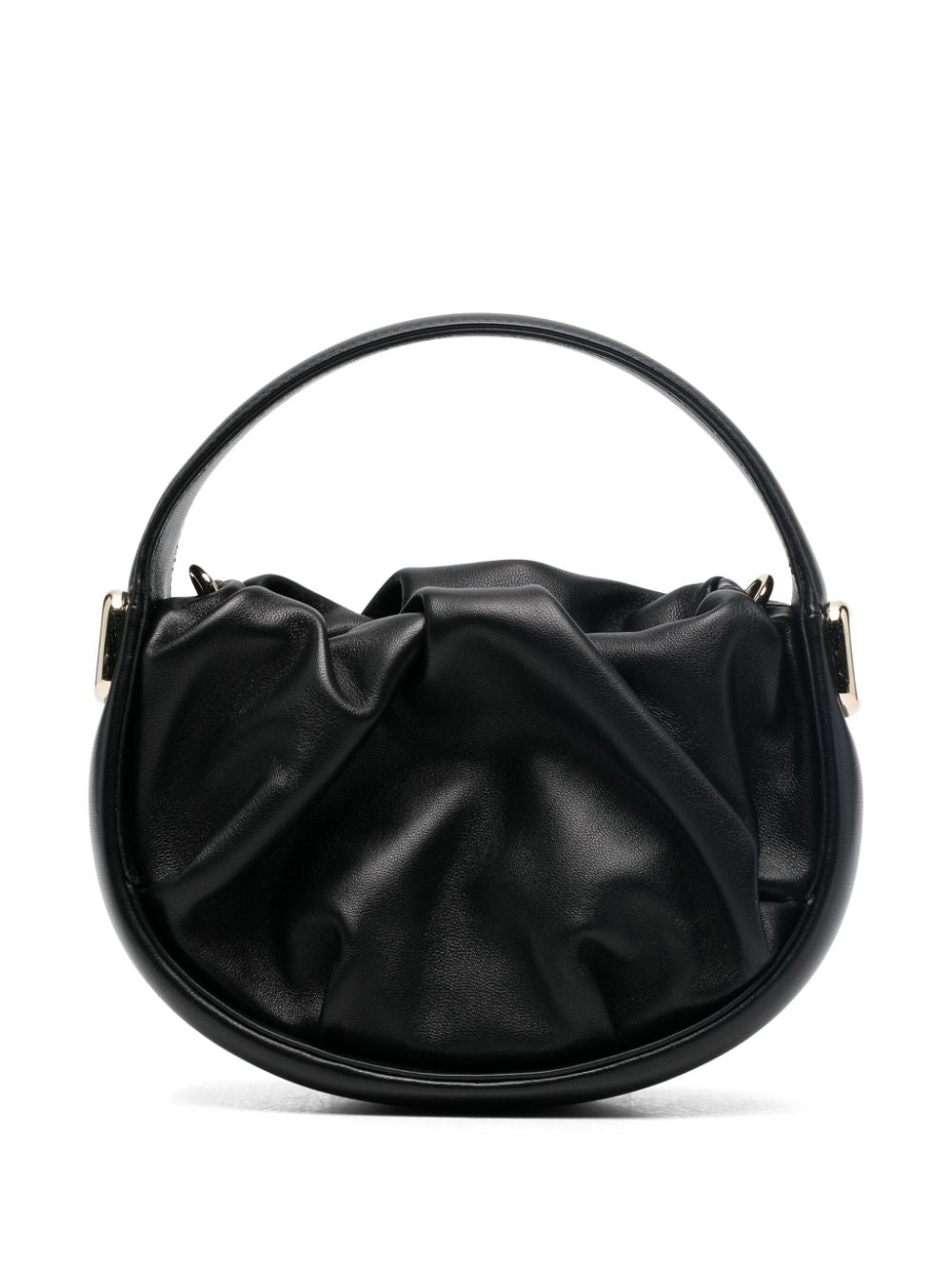 ROGER VIVIER Mini Hobo Handbag with Decorative Buckle Detail