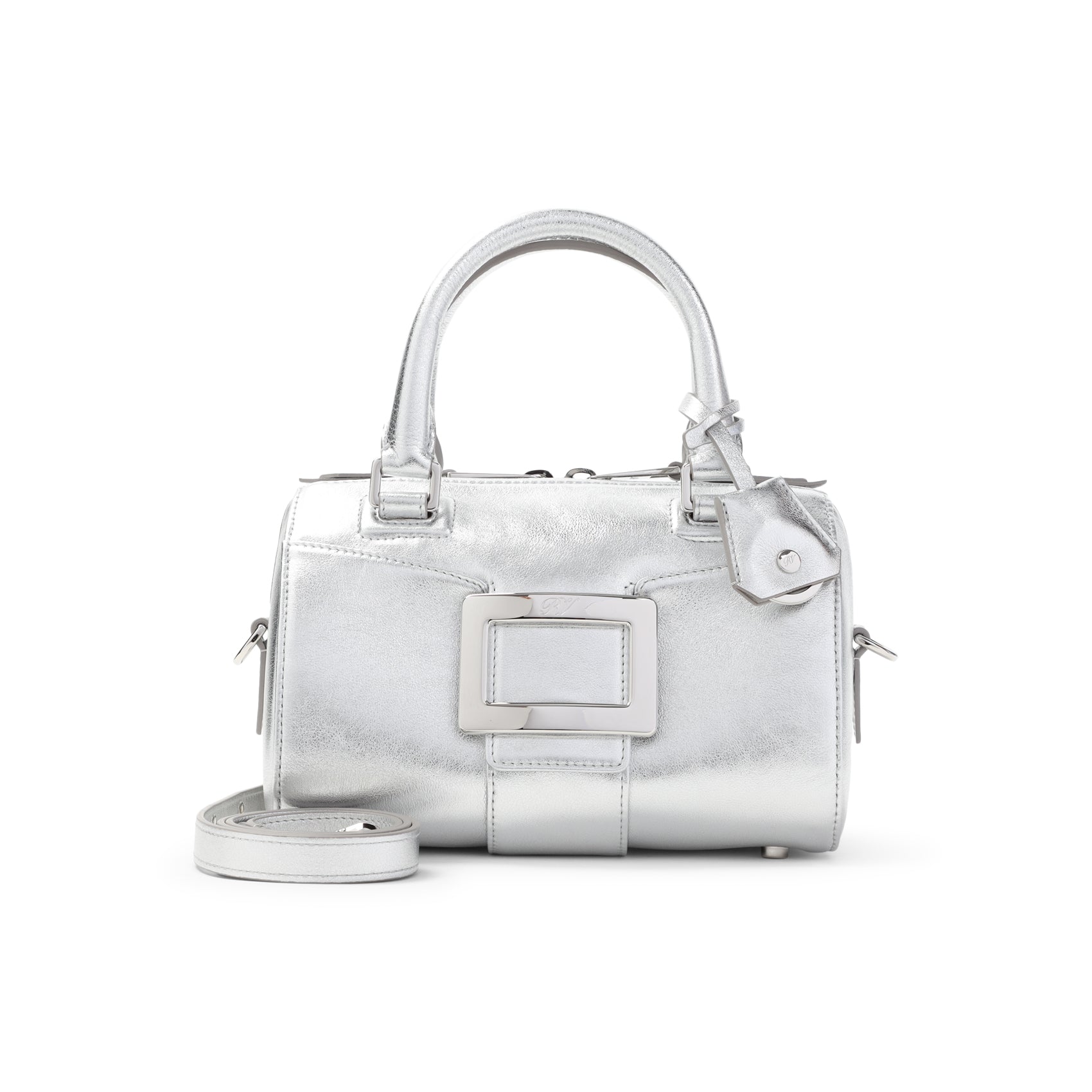ROGER VIVIER Mini Bowling Handbag with Elegant Bow Detail