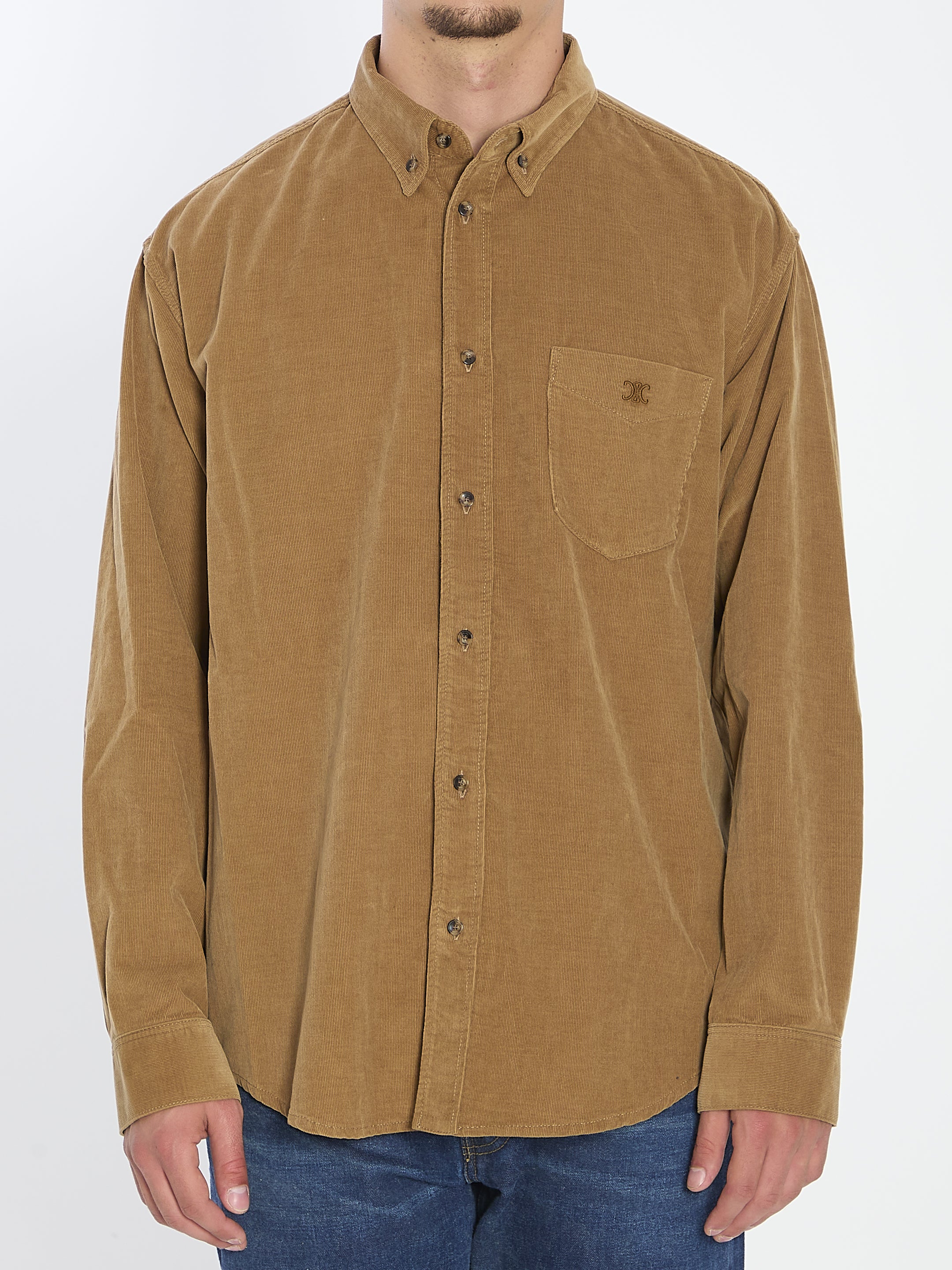 CELINE Corduroy Shirt - Regular Fit