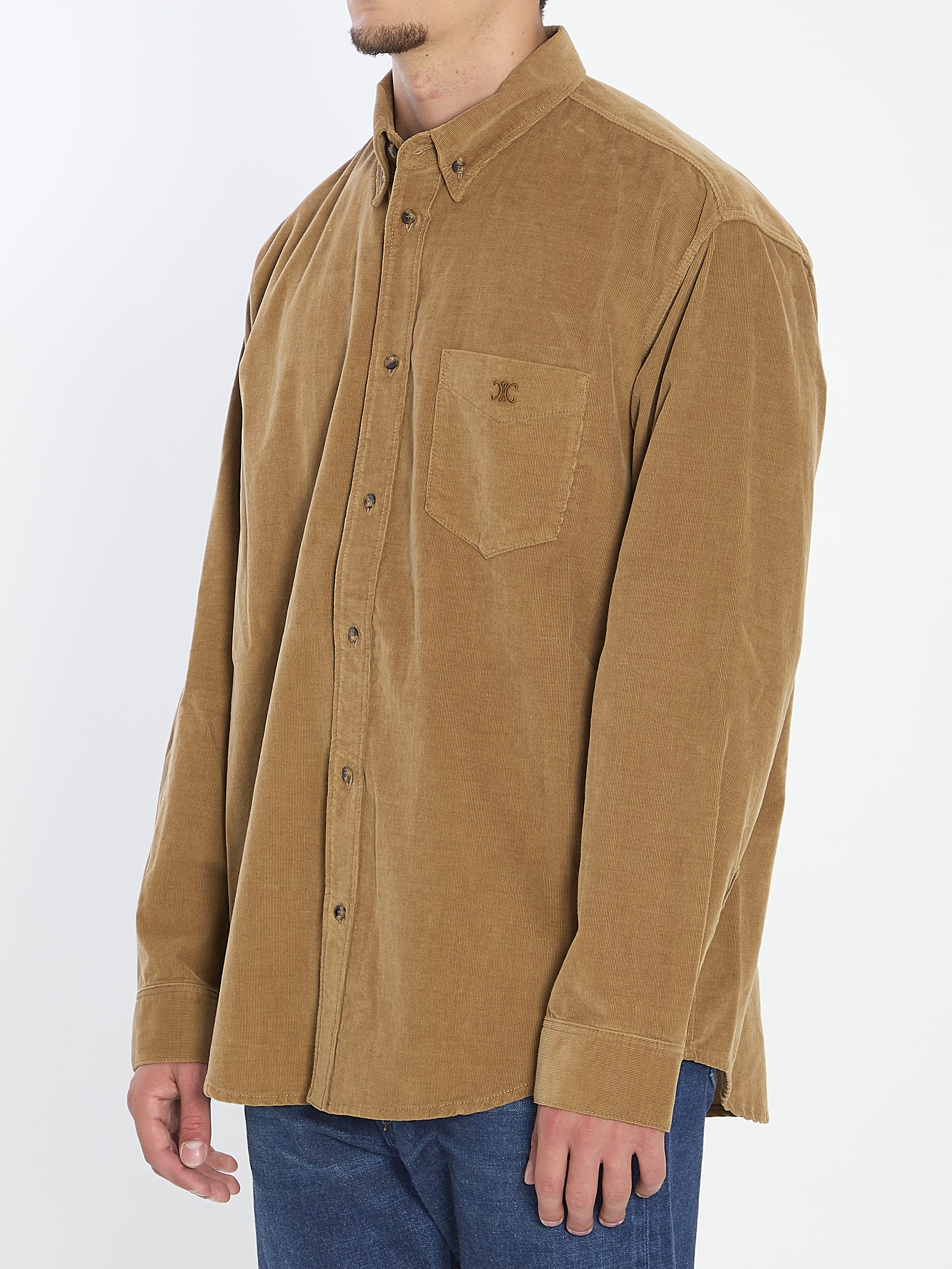 CELINE Corduroy Shirt - Regular Fit