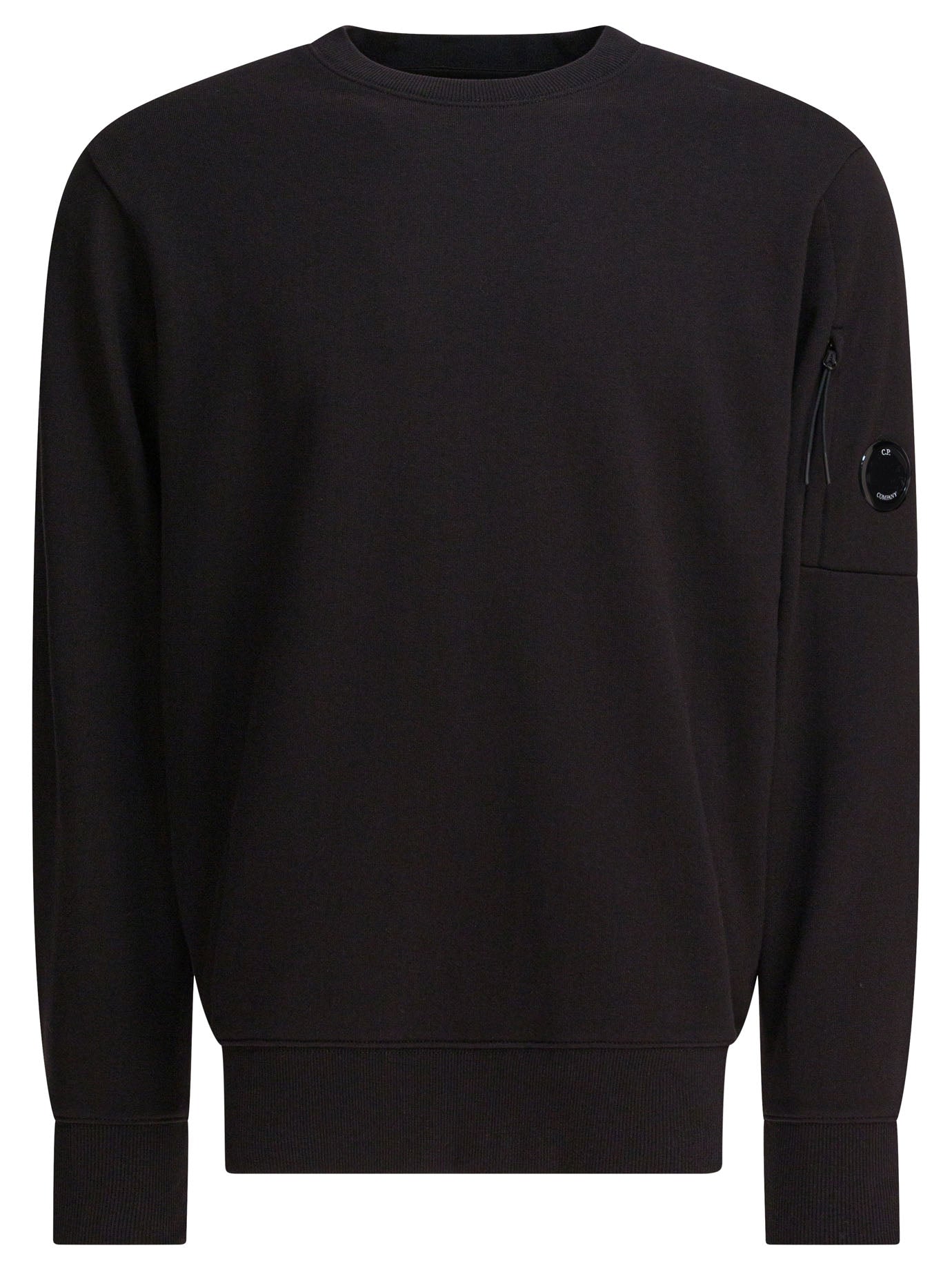 C.P.COMPANY Diagonal Raised Fleece Lens Sweatshirt - Size M