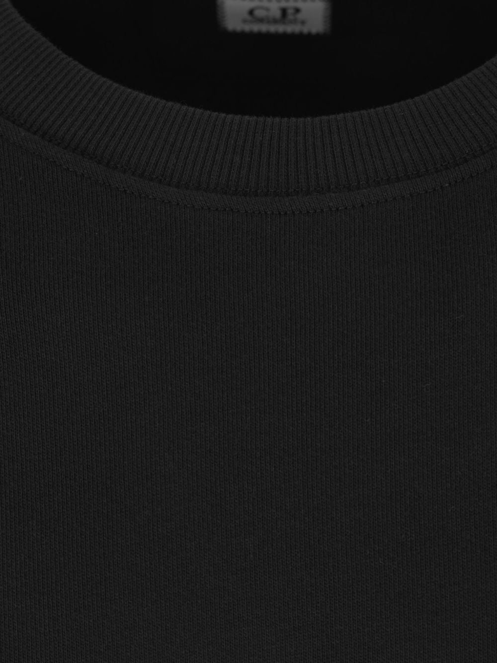 C.P.COMPANY Brushed Cotton Sweatshirt with Lens Detail - FW25