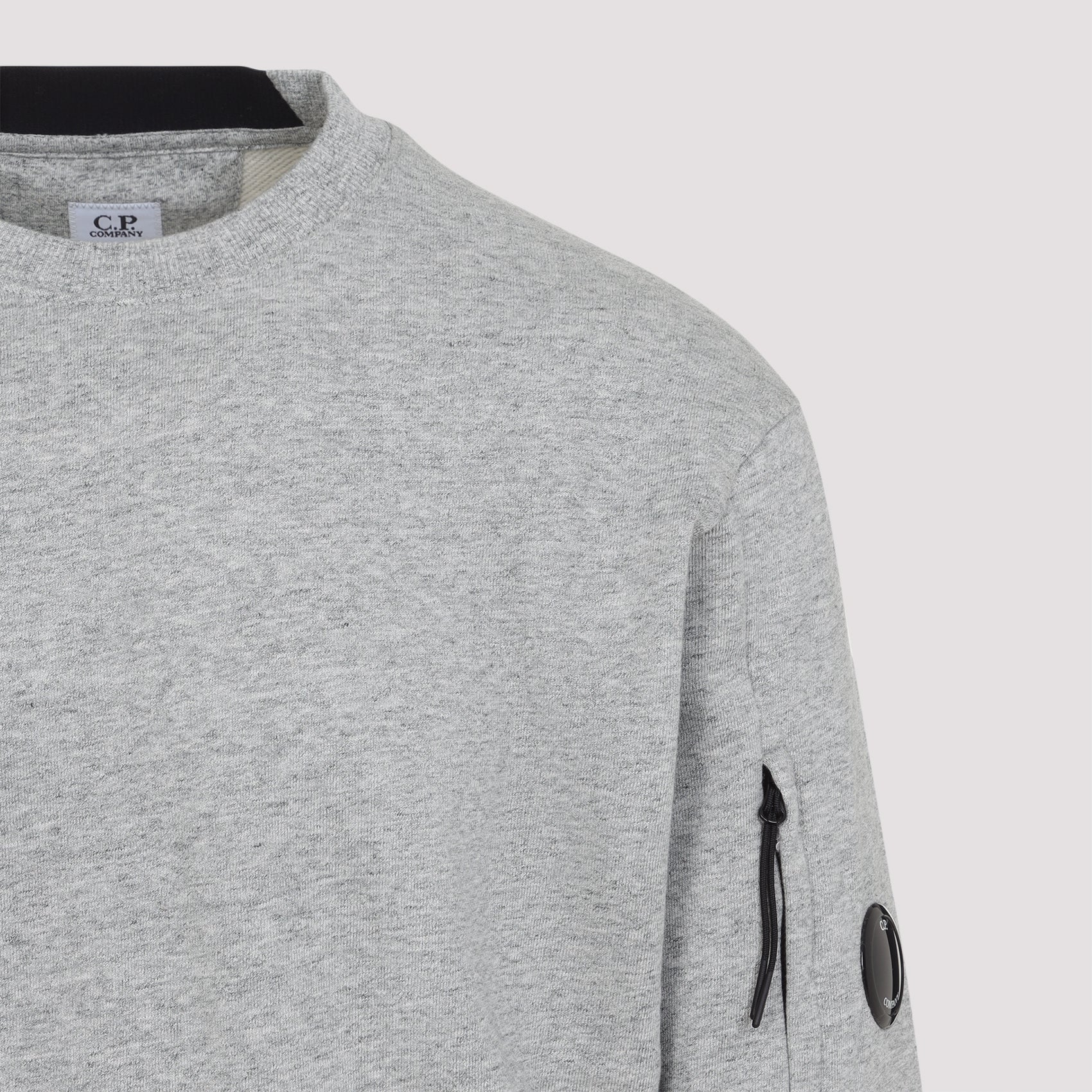 C.P.COMPANY Crew-Neck Sweatshirt with Lens Detail