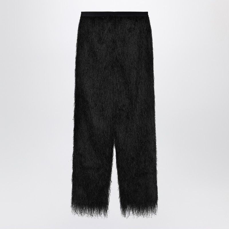 LOULOU STUDIO Reed Fringed Trousers - Straight Fit, Mid-Rise