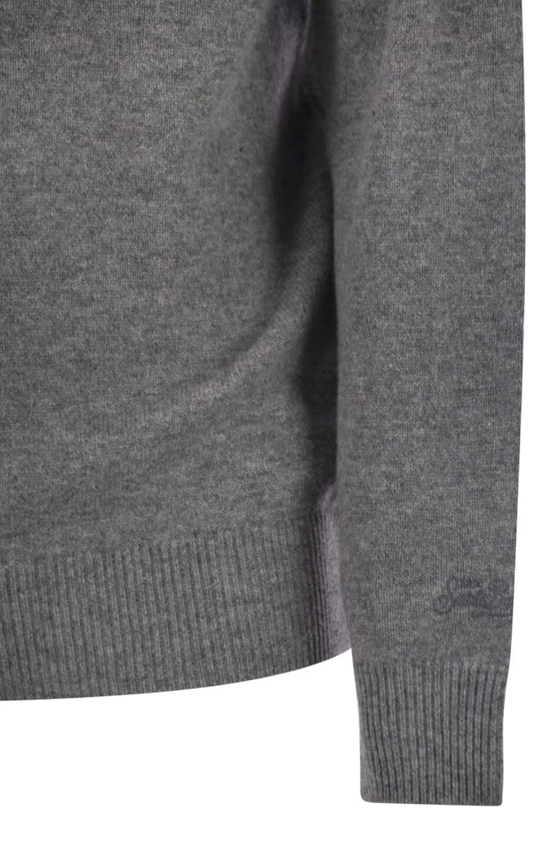 MC2 SAINT BARTH Men's Lambswool Crew Neck Jumper