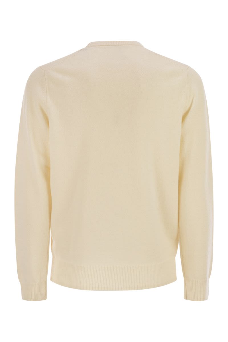 MC2 SAINT BARTH Men's Lambswool Crew Neck Jumper