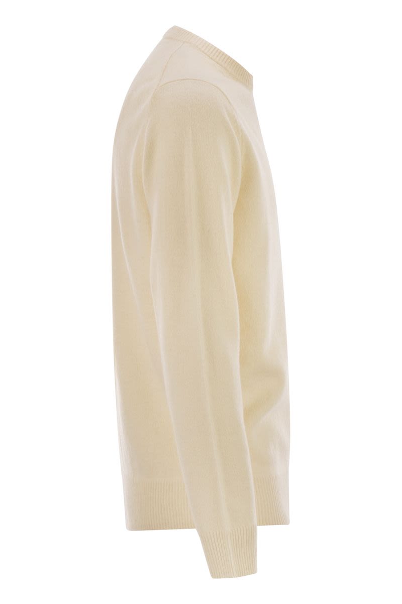 MC2 SAINT BARTH Men's Lambswool Crew Neck Jumper