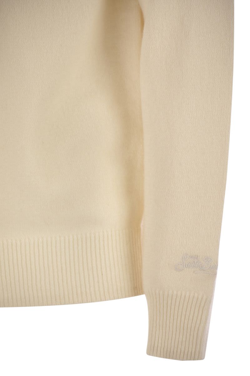 MC2 SAINT BARTH Men's Lambswool Crew Neck Jumper