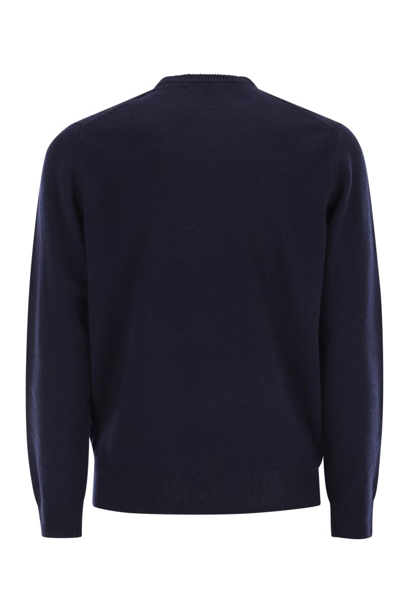 MC2 SAINT BARTH Men's Lambswool Crew Neck Jumper