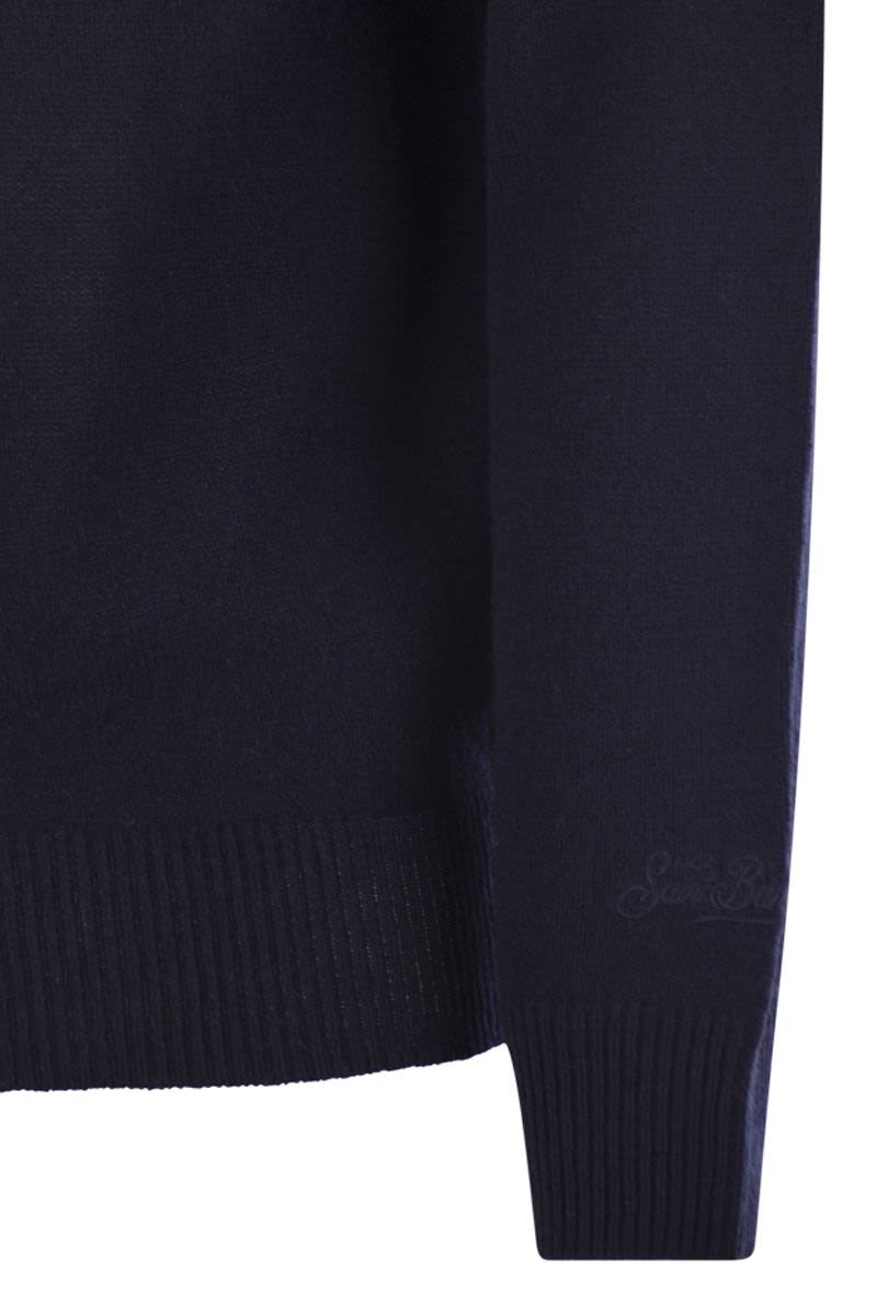 MC2 SAINT BARTH Men's Lambswool Crew Neck Jumper