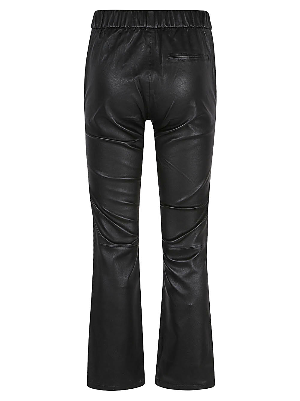 ENES Women's Straight Leather Trousers