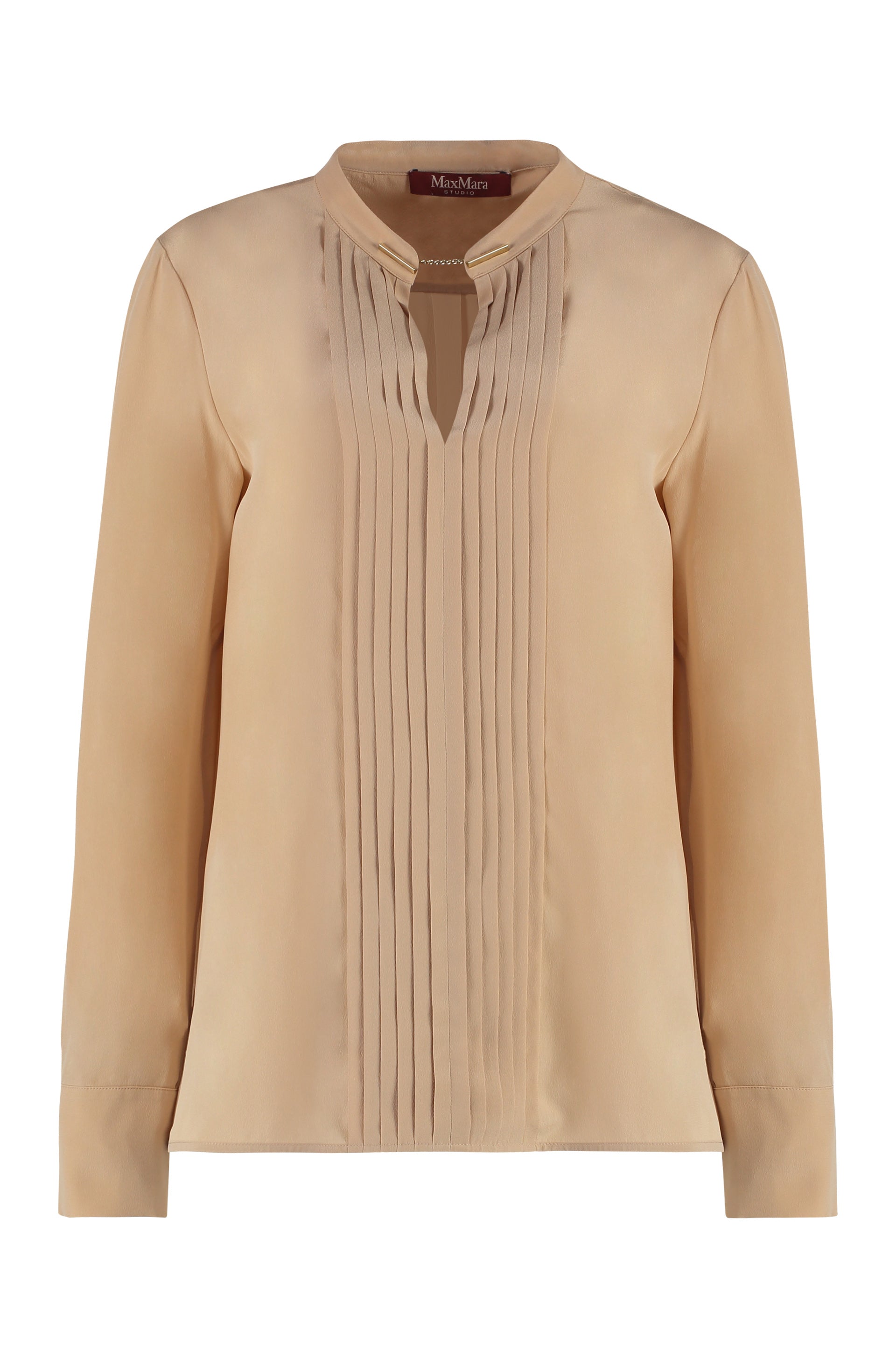 MAX MARA STUDIO Silk Plisse Shirt - Women's