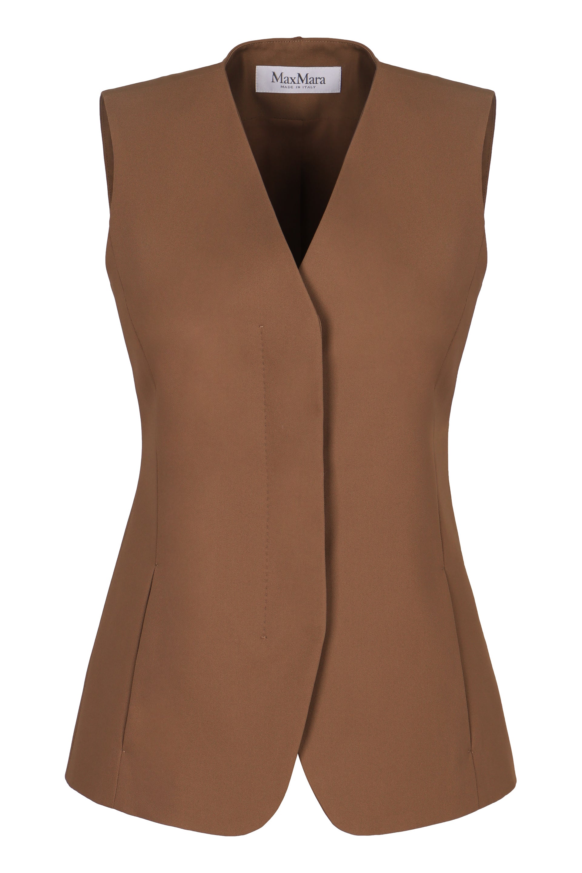 MAX MARA Single-Breasted Cotton Vest for Women