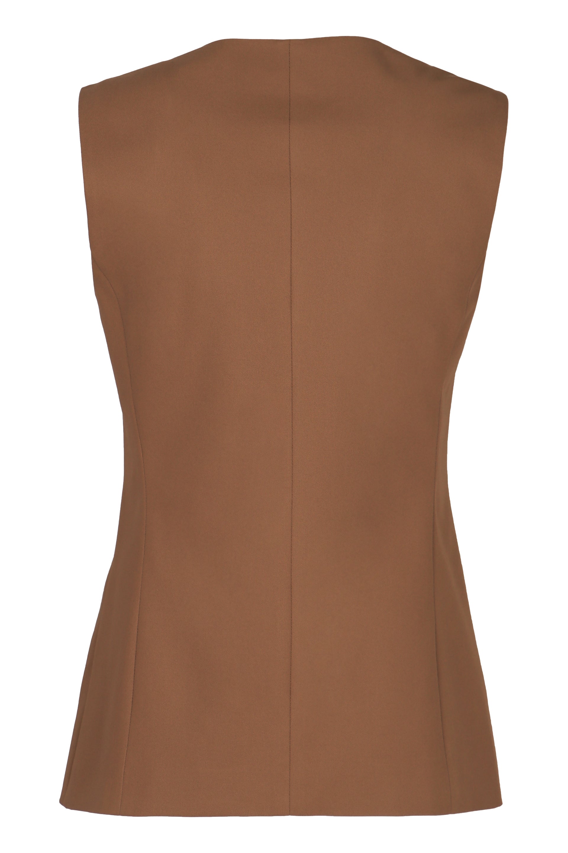 MAX MARA Single-Breasted Cotton Vest for Women