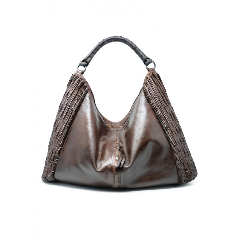 REPTILE'S HOUSE Luna Mini Leather Handbag