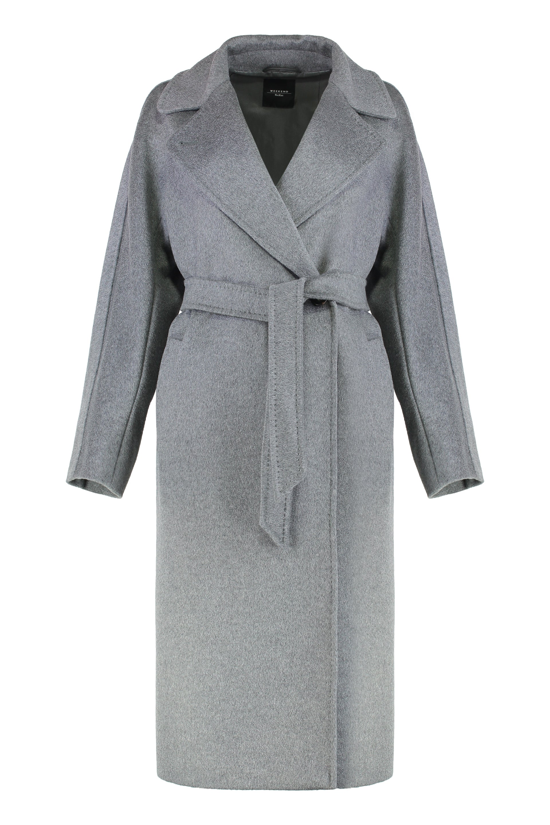 WEEKEND MAX MARA Double-Breasted Midi Jacket in Wool