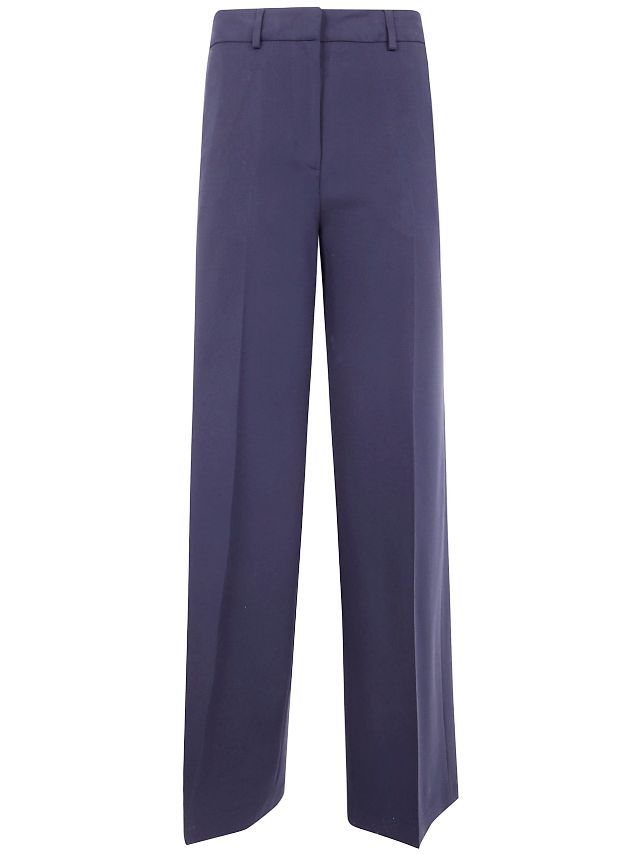BLUGIRL Flannel Stretch Wide Leg Trousers
