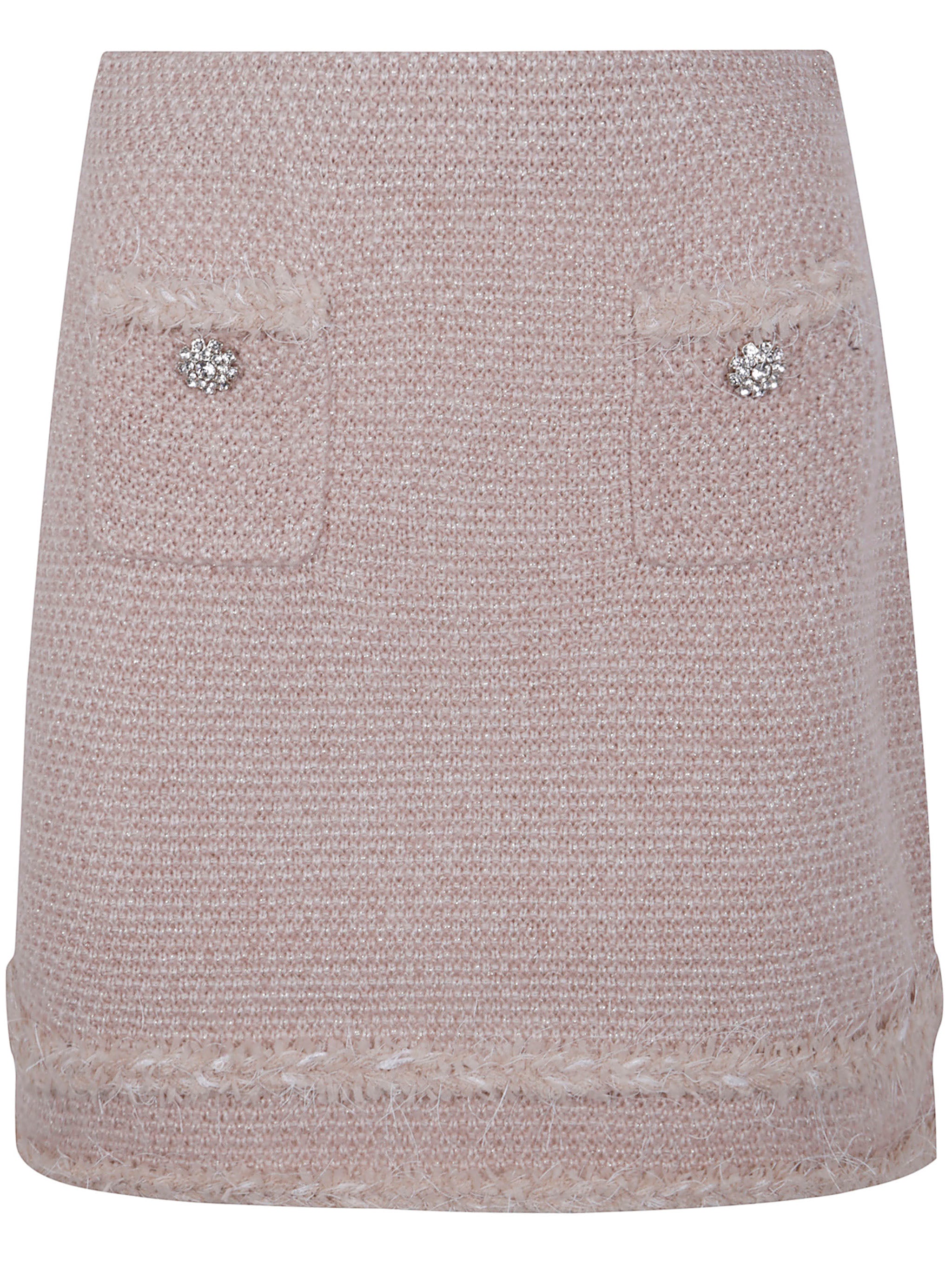 BLUGIRL Chic Moulins Knit Twig Mini Skirt