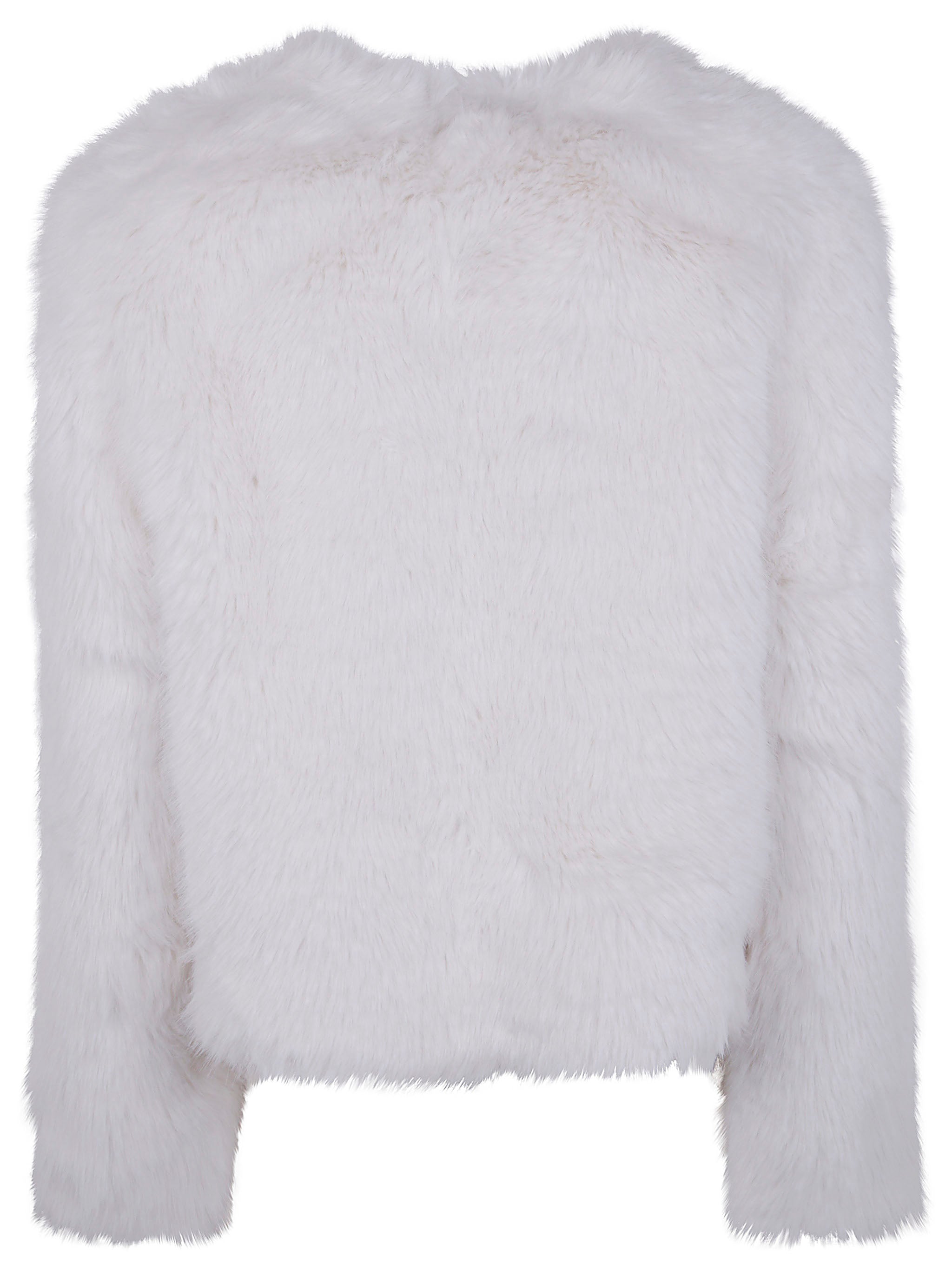 BLUGIRL Women's Mini Faux Fur Short Jacket
