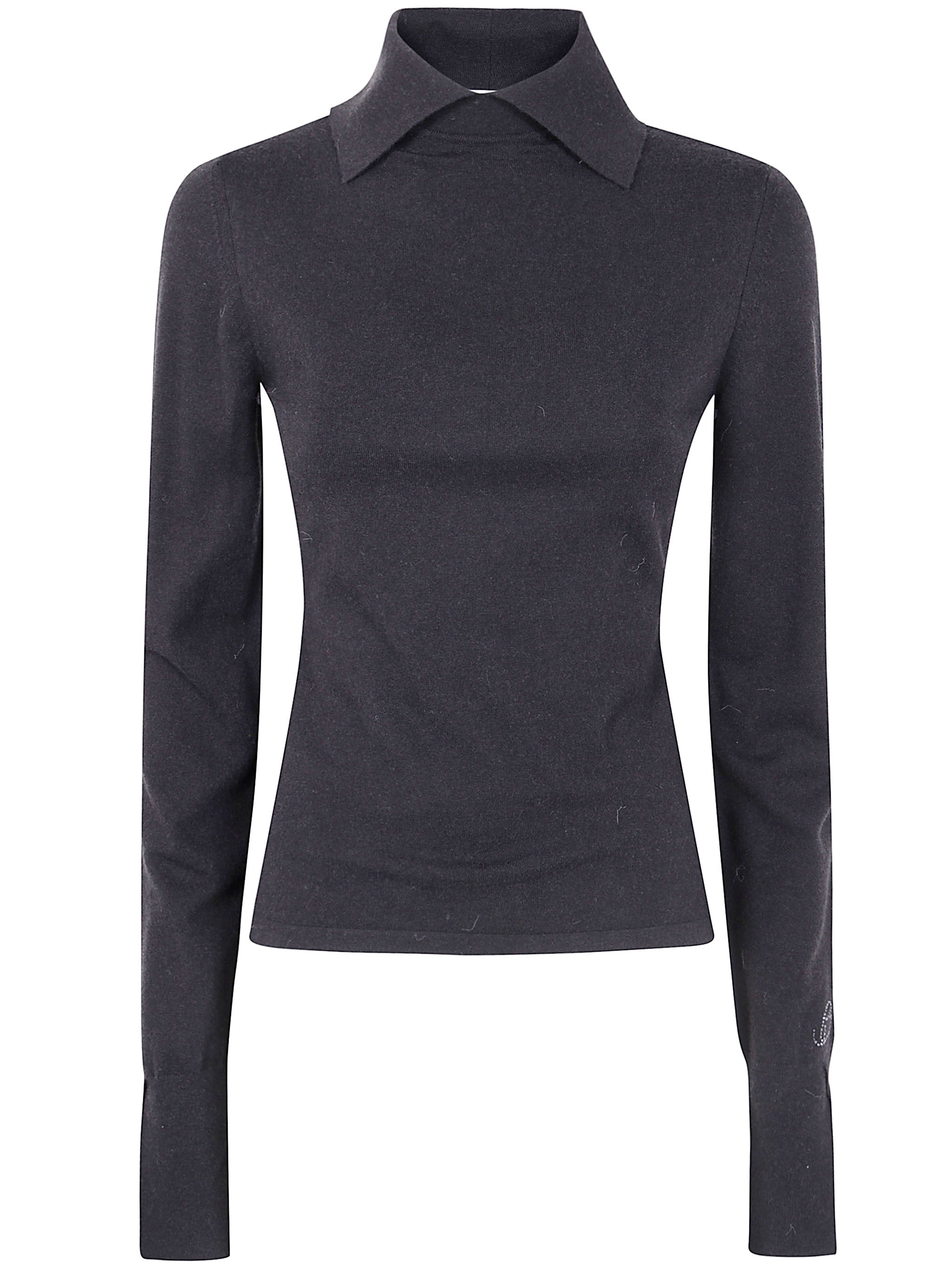 BLUGIRL Viscose Mini Neck Sweater