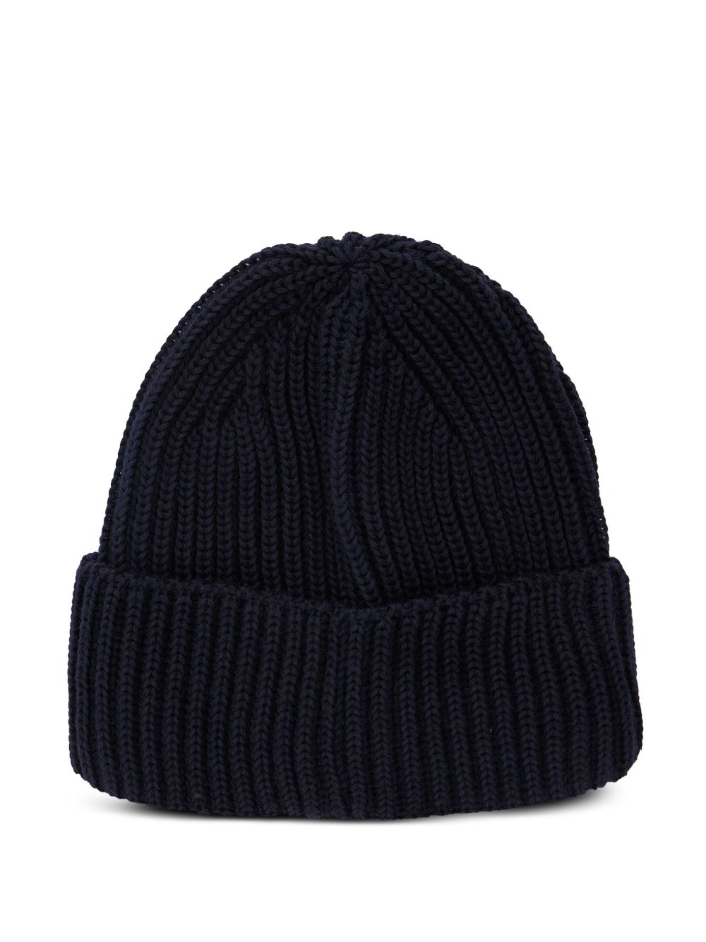 C.P.COMPANY Knit Wool Beanie with Lens Detail