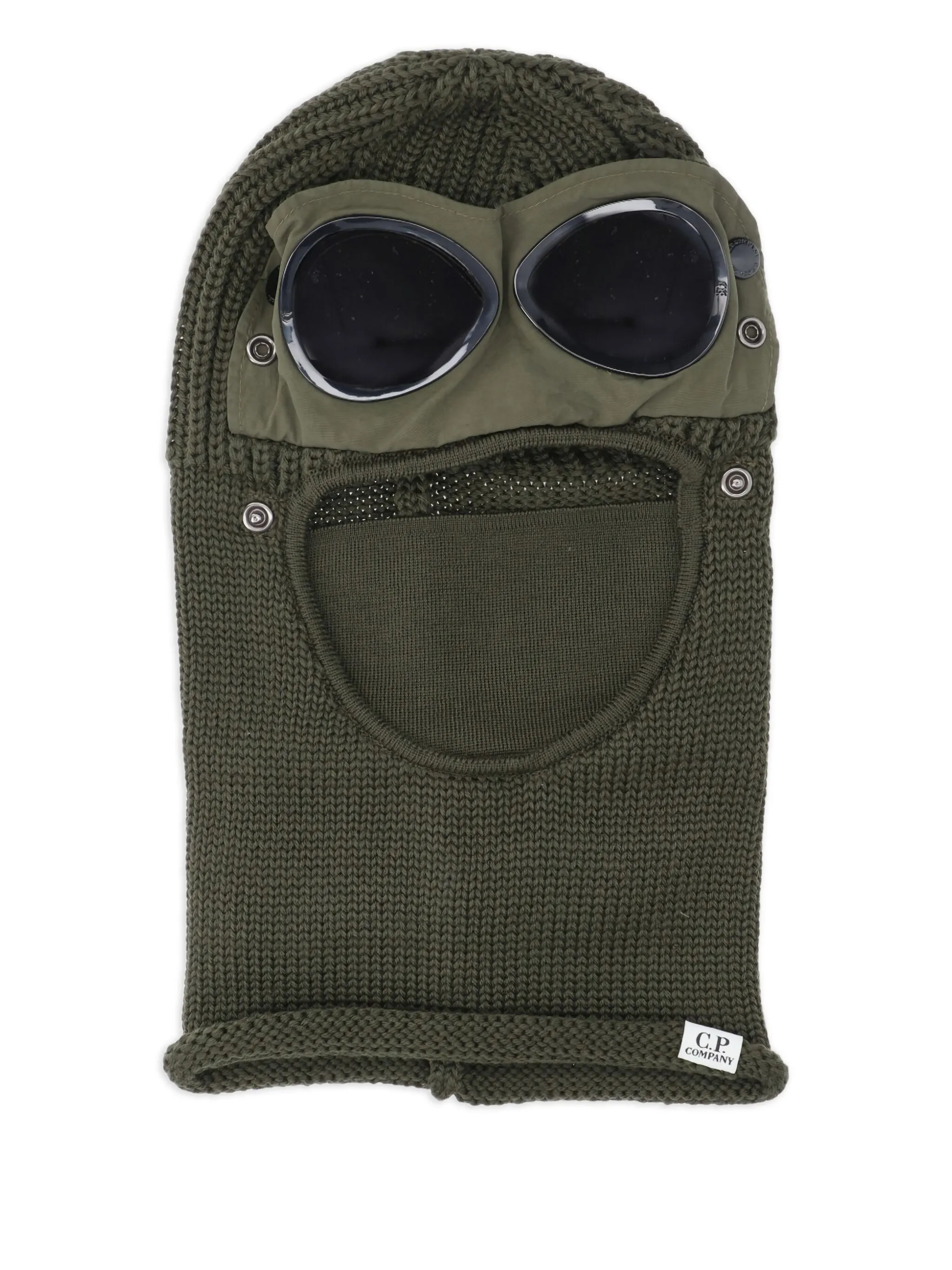 C.P.COMPANY Merino Wool Ski Mask with Adjustable Sun Lenses