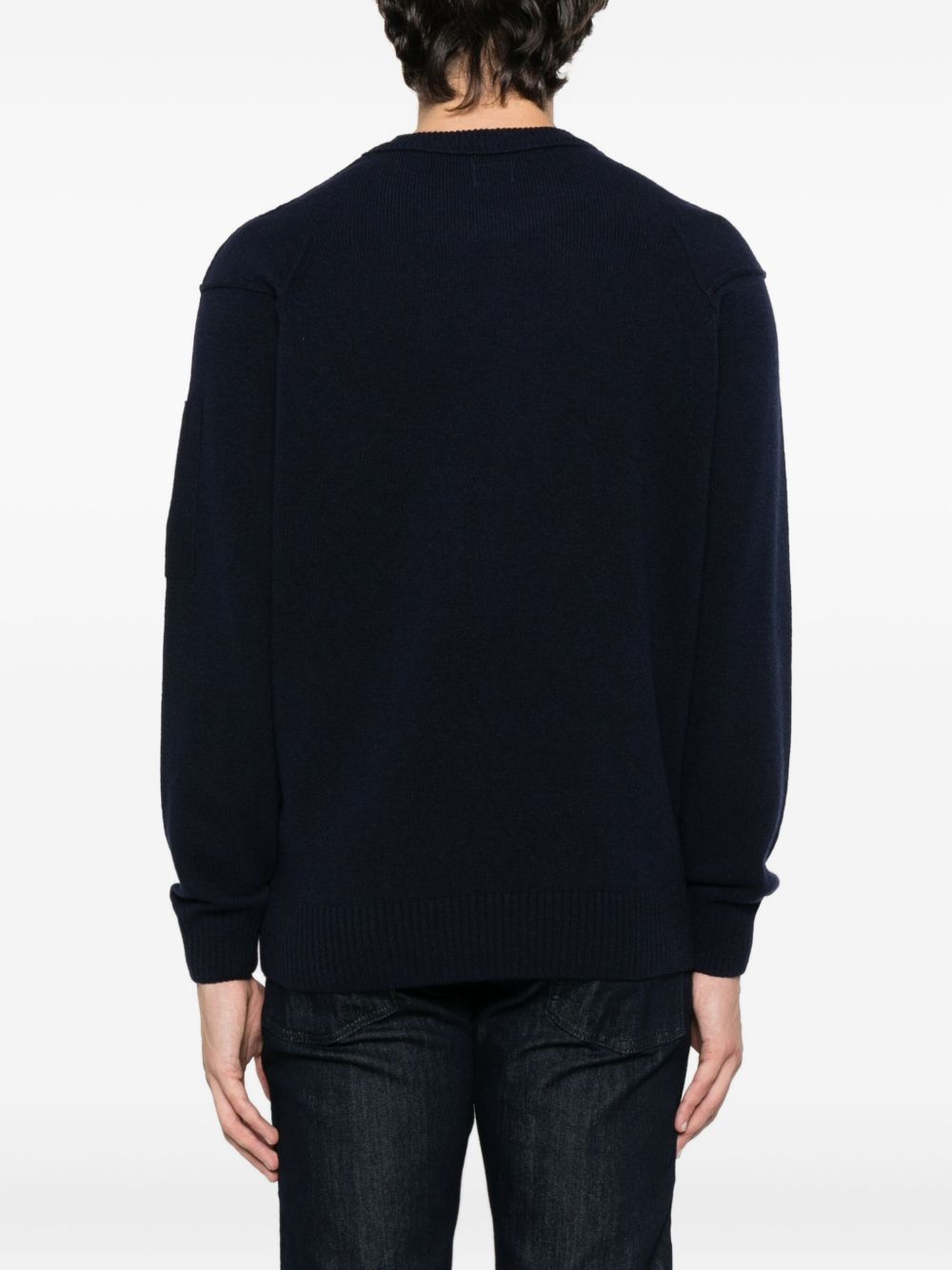 C.P.COMPANY Men's Wool Crewneck Sweater - FW25