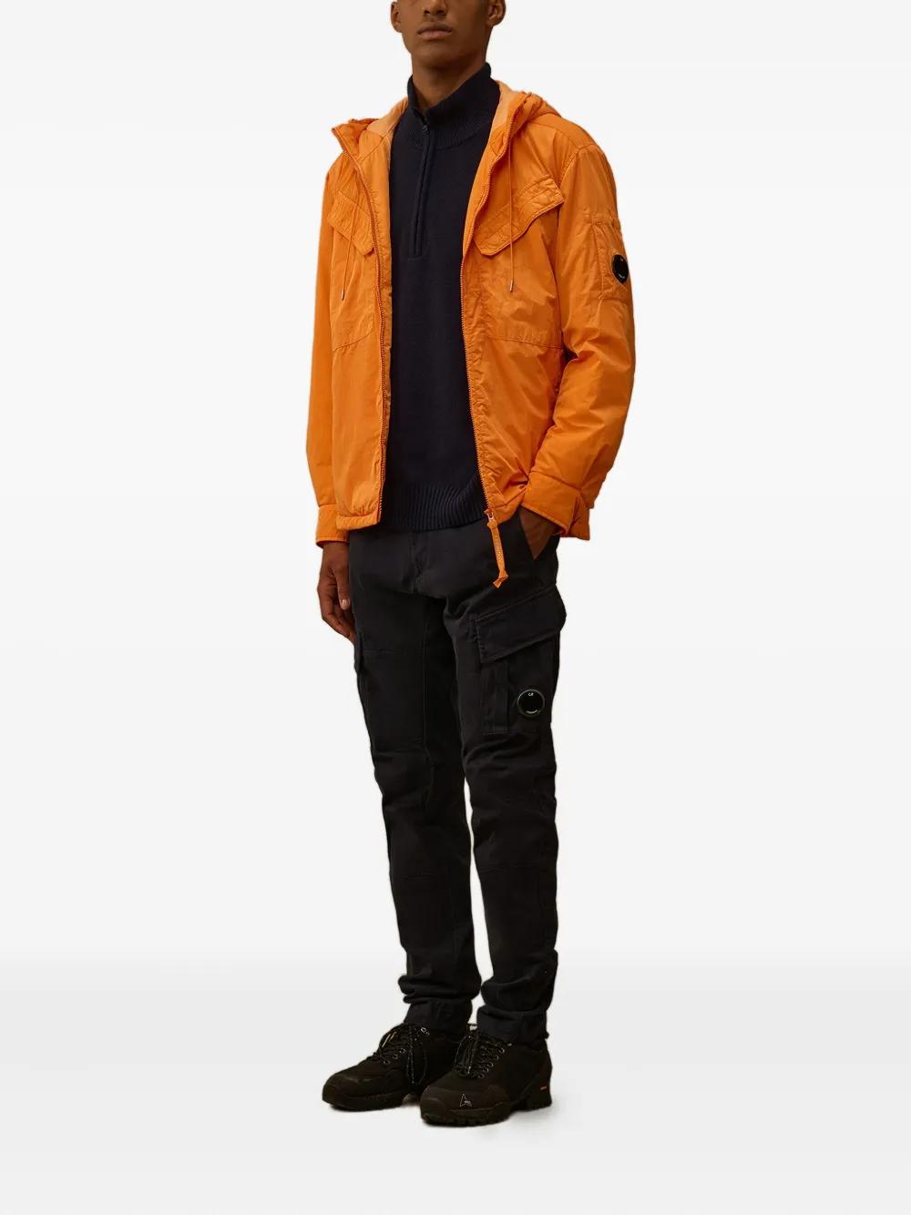 C.P.COMPANY Half-Zip Sweater with Lens Detail for Men