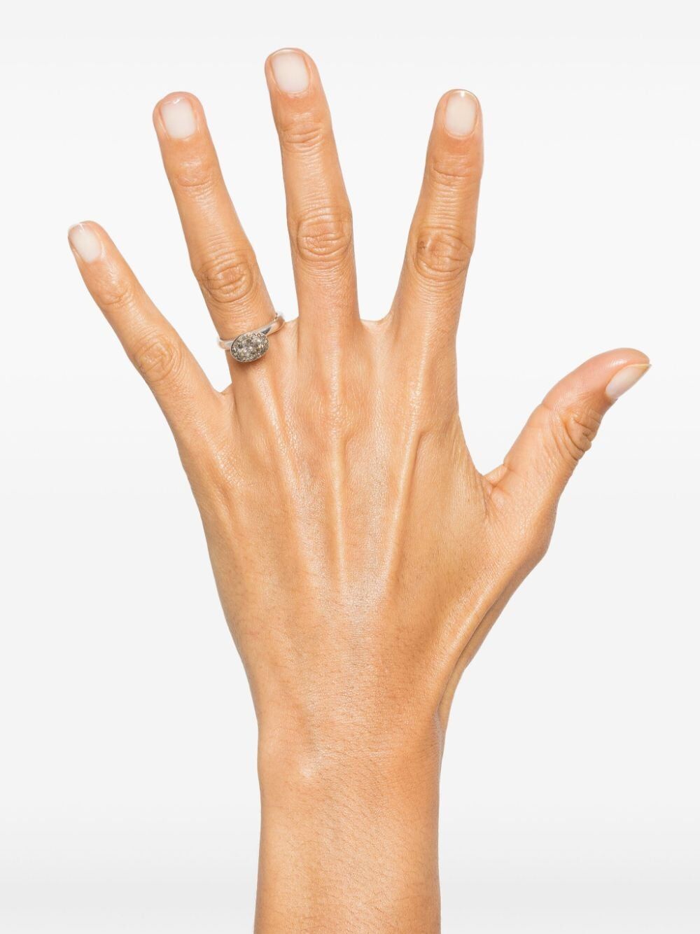 ROSA MARIA Metallic Suka R Ring for Women - FW24 Collection