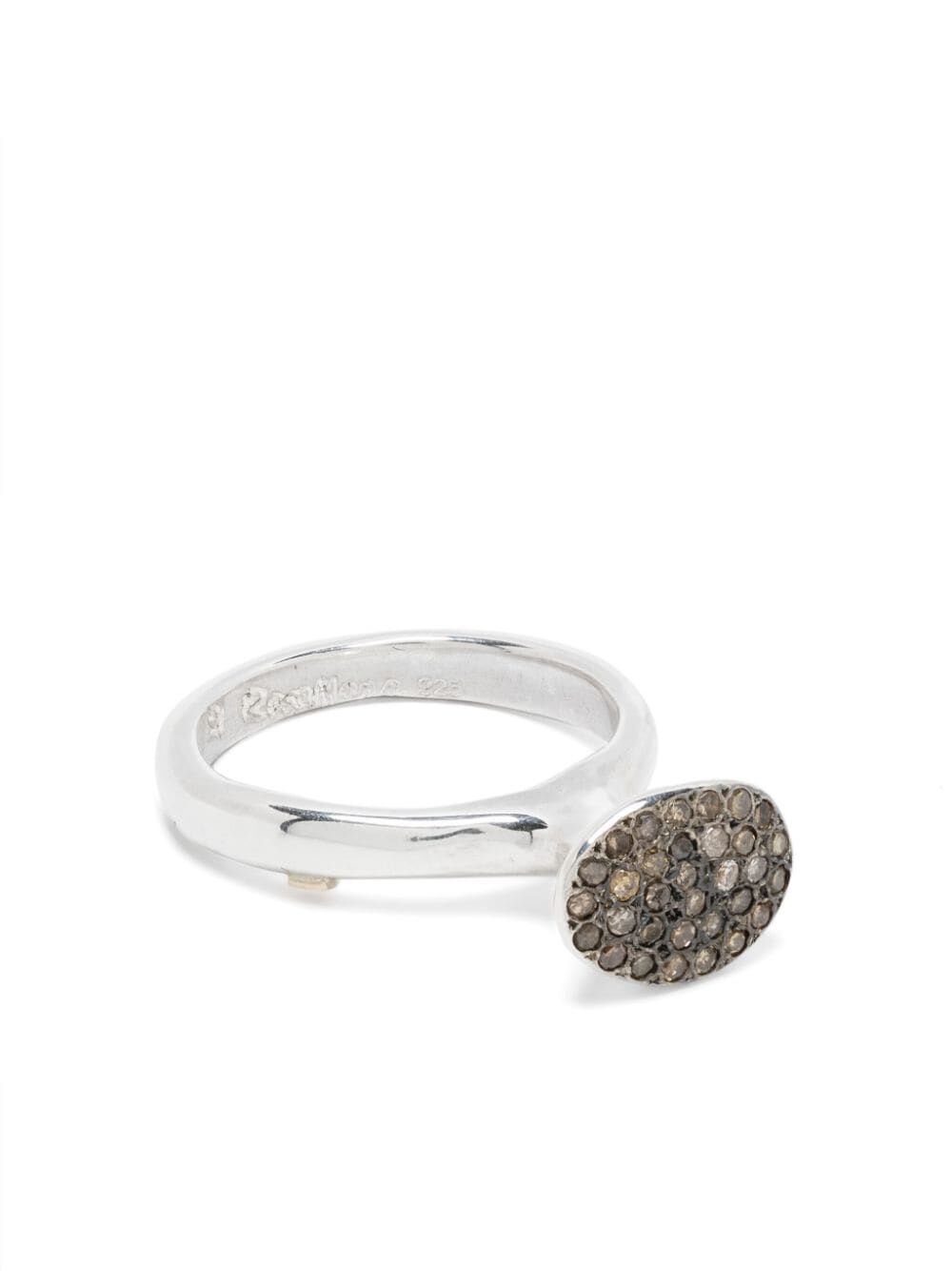 ROSA MARIA Metallic Suka R Ring for Women - FW24 Collection