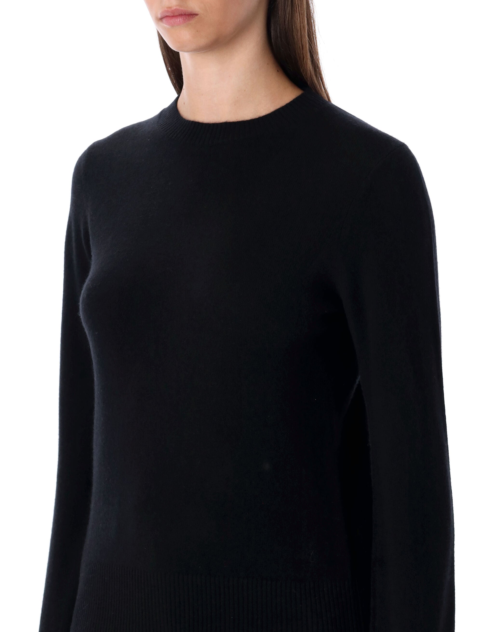 RHEA Slim Fit Wool Cashmere Crewneck Sweater - Size S