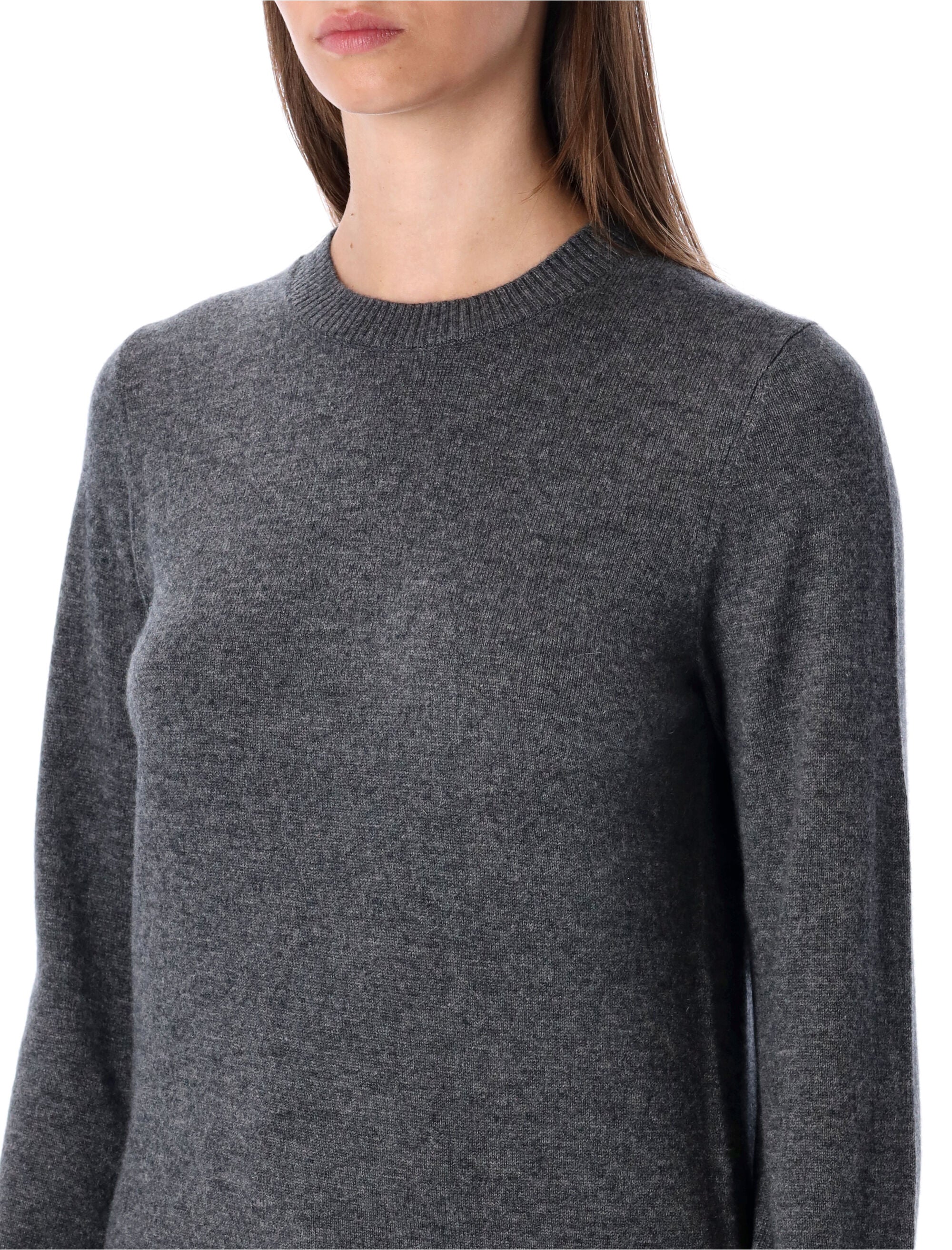 RHEA Tailored Slim Fit Wool Cashmere Crewneck Sweater - Size S