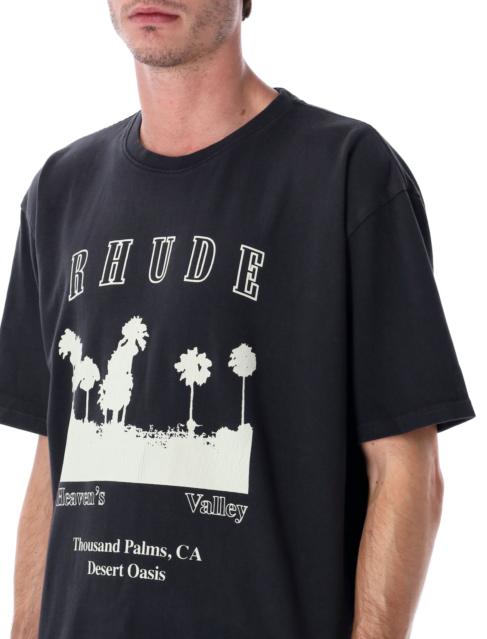RHUDE Thousand Palms Graphic T-Shirt - Oversized Fit