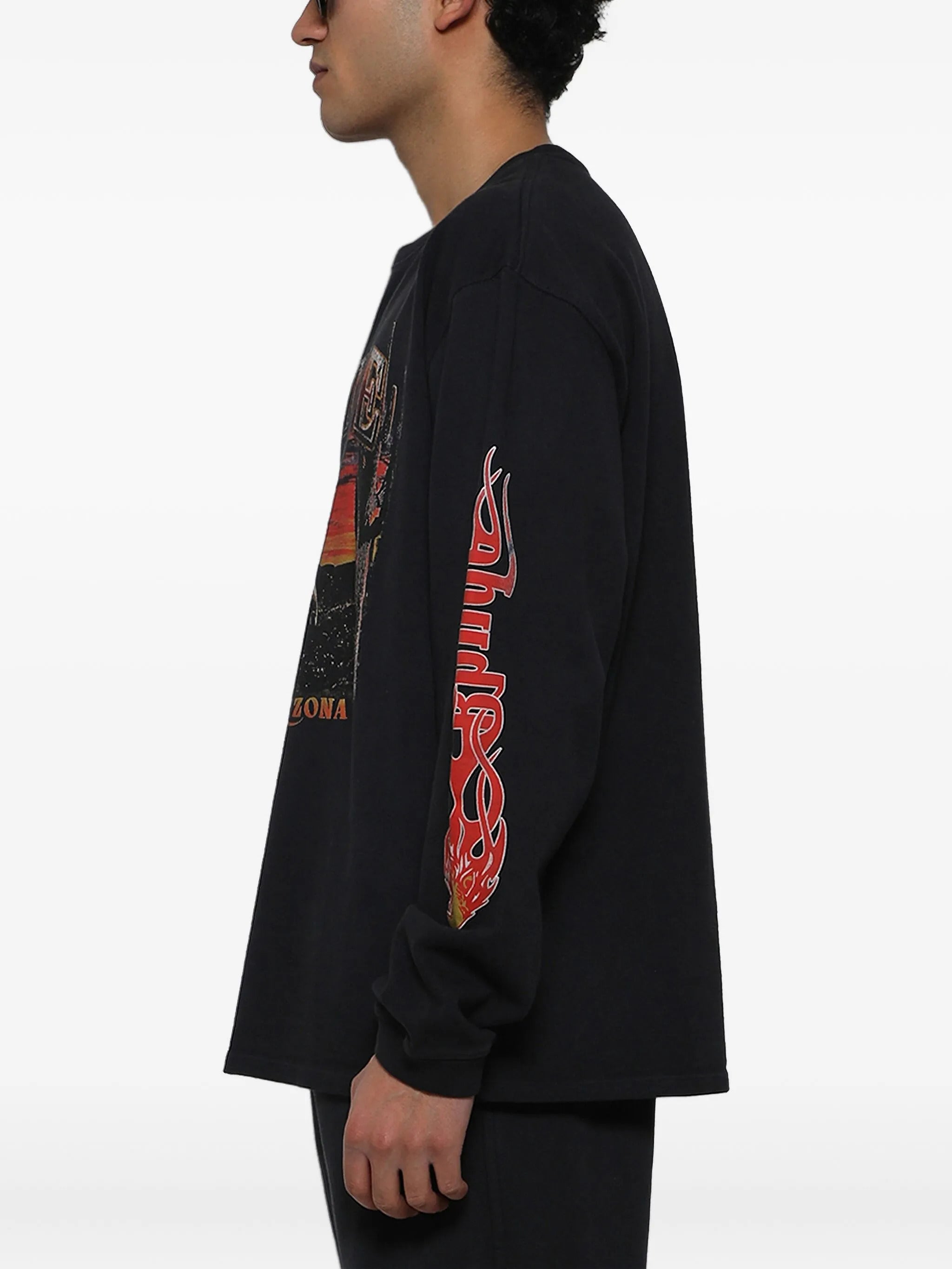 RHUDE Oversized Mesa Stallion Long Sleeve T-Shirt - Size L