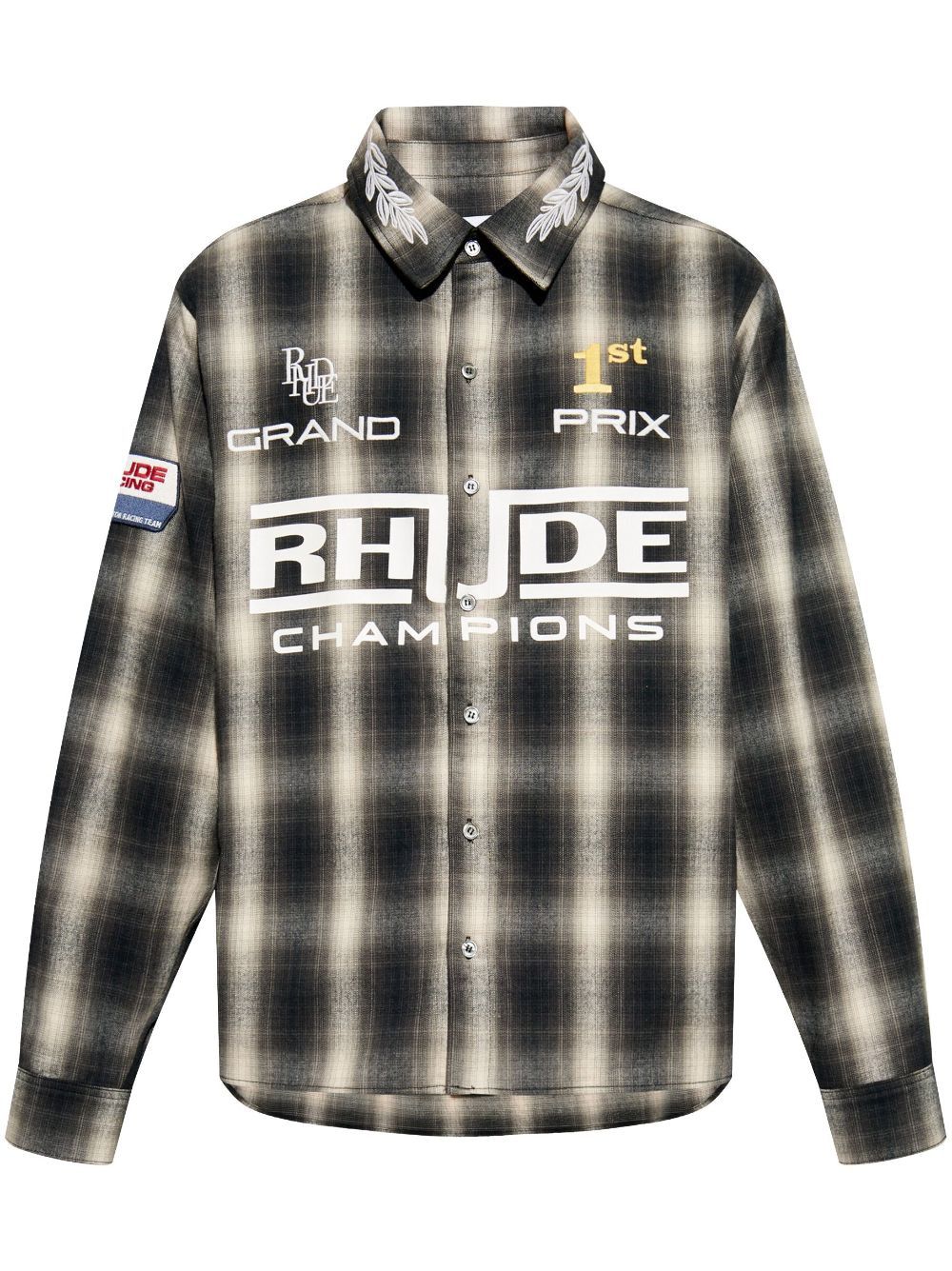 RHUDE Racing Flannel Shirt - Men’s Stylish Casual Wear