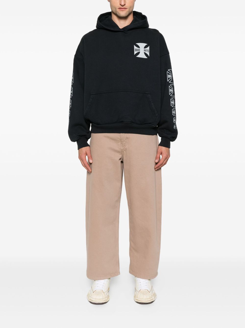 RHUDE Men's Hoodie with Front Pocket - FW25 Collection